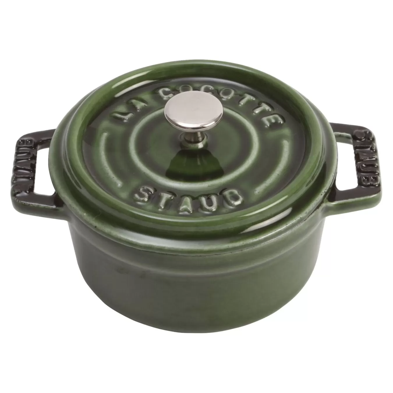 STAUB Dessert Bowls*0.275 Qt, Mini Round Cocotte, Basil