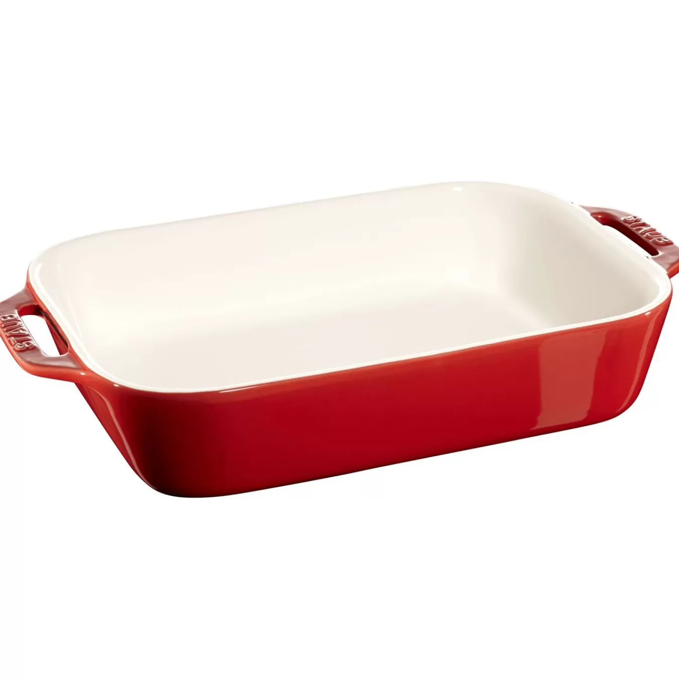 STAUB Baking Dishes*10.5-X 7.5-Inch, Rectangular, Baking Dish, Cherry