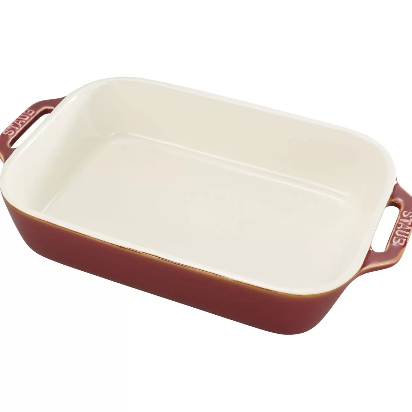 STAUB Baking Dishes*10.5-X 7.87 Inch, Rectangular, Baking Dish, Rustic Red