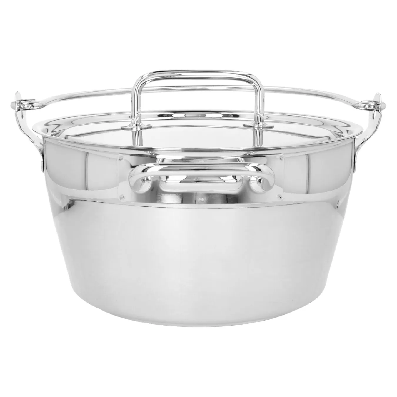 DEMEYERE Specialty Cookware*10.6 Qt, 18/10 Stainless Steel, Maslin Pan Silver