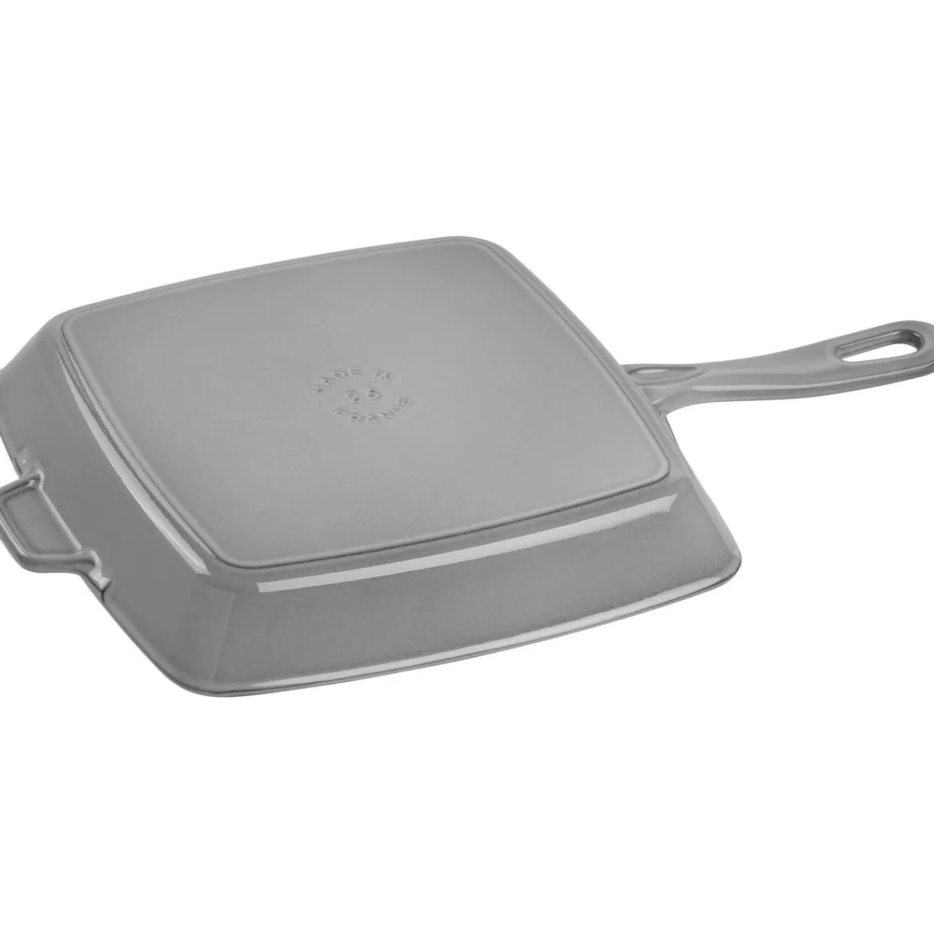 STAUB Grill Pans*10-Inch, Cast Iron, Square, Grill Pan, Graphite Grey