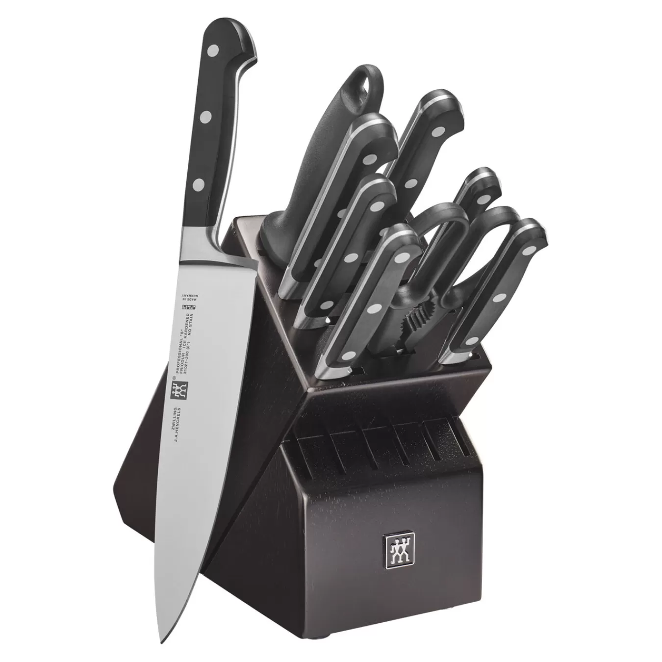 ZWILLING Knife Block Sets*10-Pc, Block Set With Black Rubberwood Block