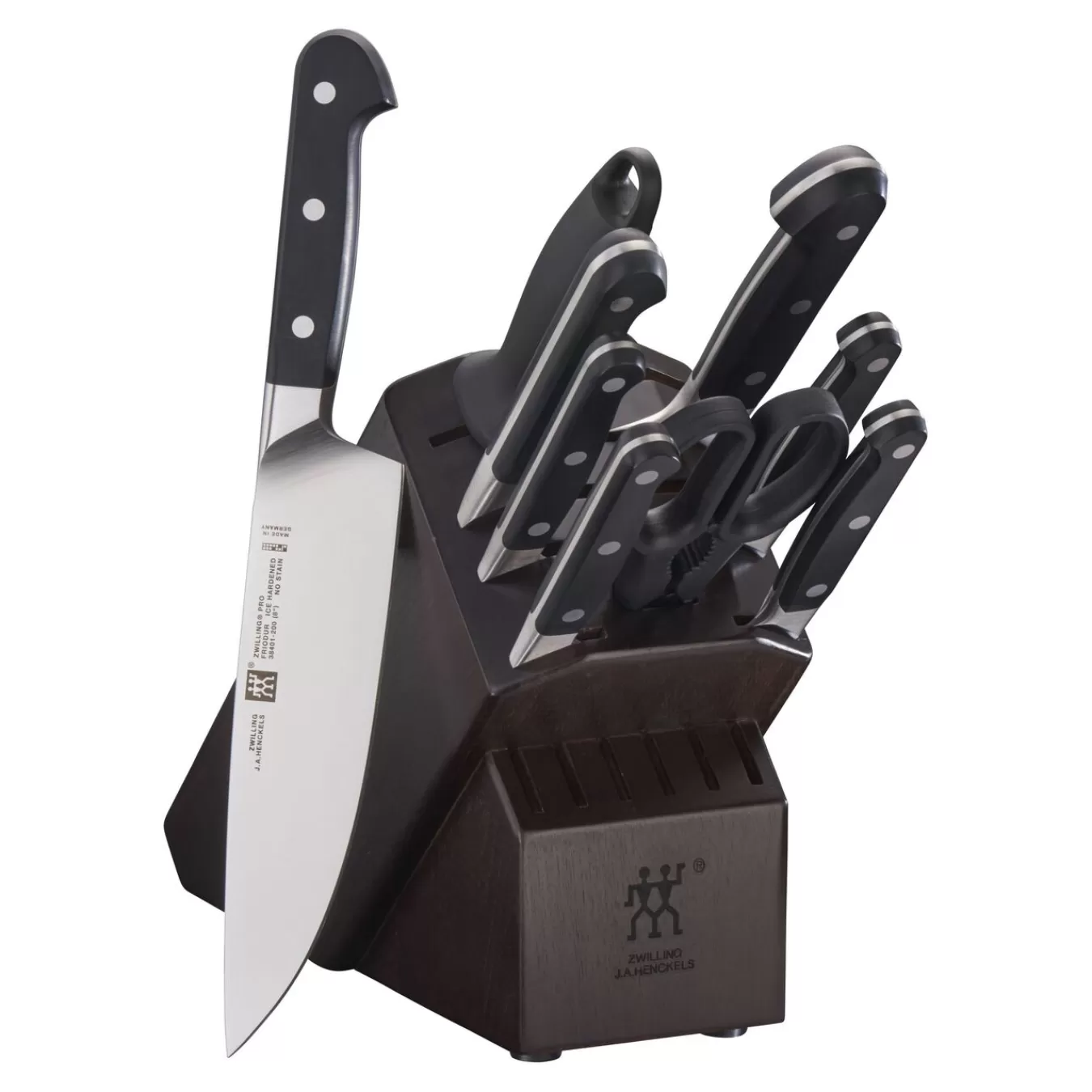 ZWILLING Knife Block Sets*10-Pc, Knife Block Set, Walnut