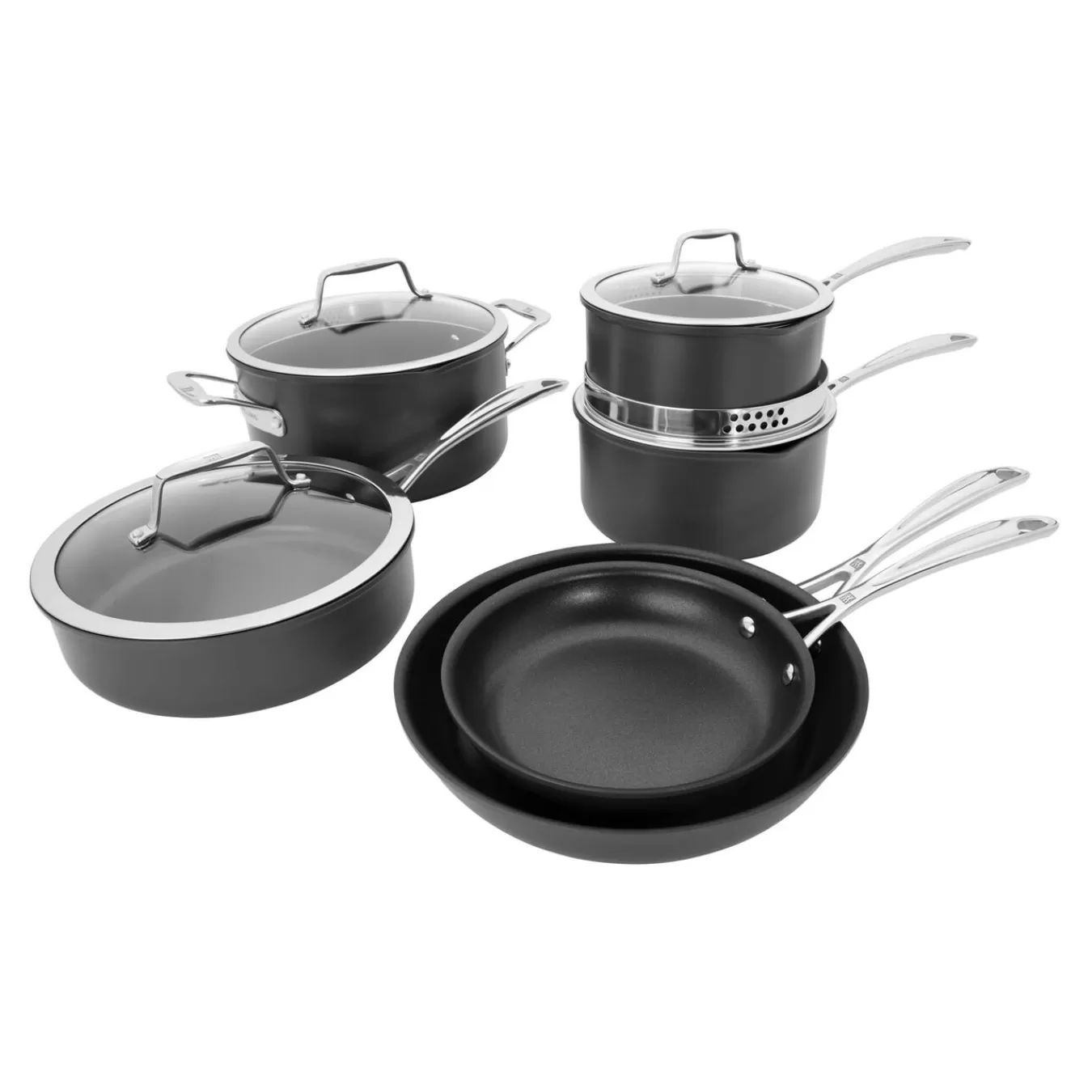 ZWILLING Cookware Sets*10-Pc, Pots And Pans Set Black Matte