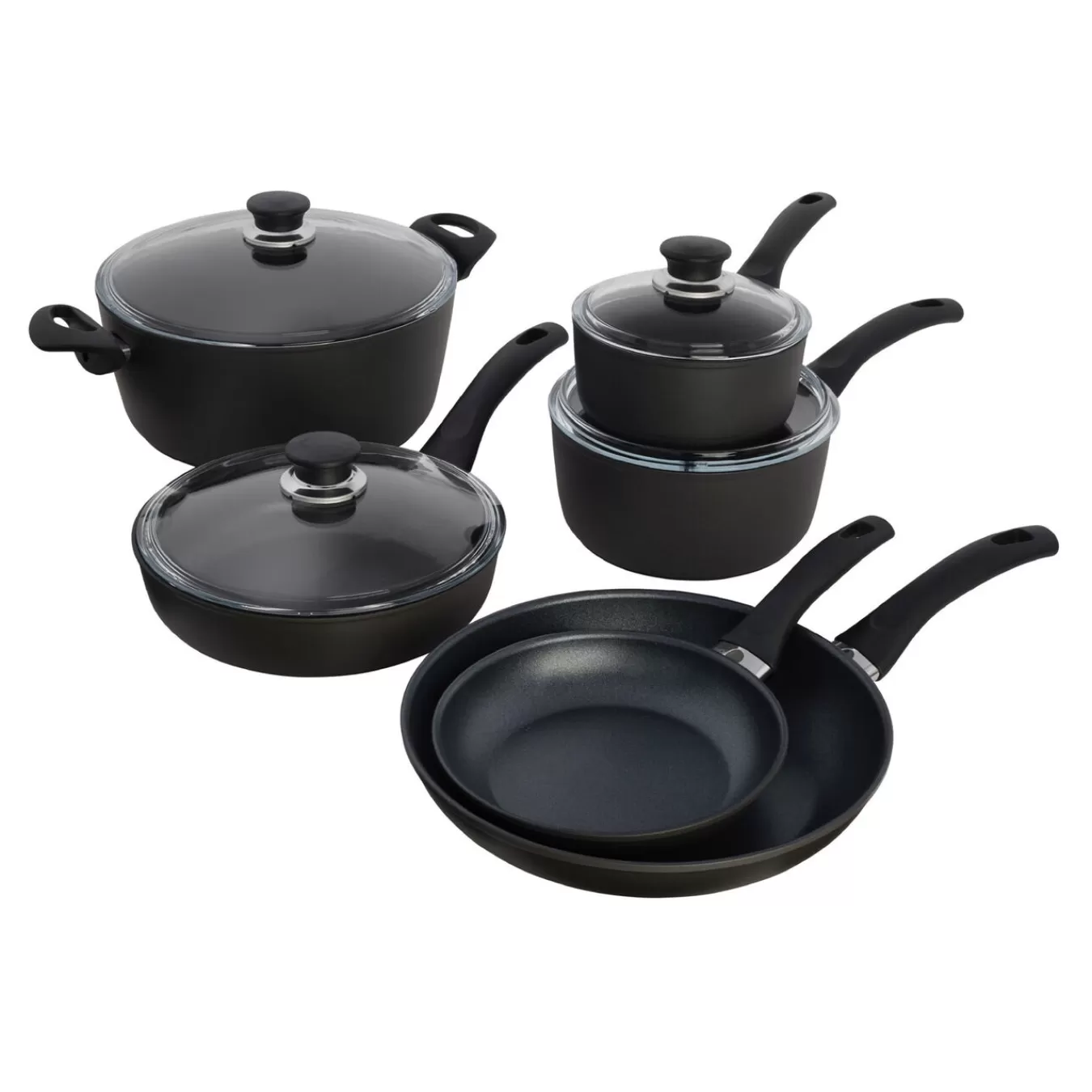 Ballarini Cookware Sets*10-Pc, Pots And Pans Set Black Matte