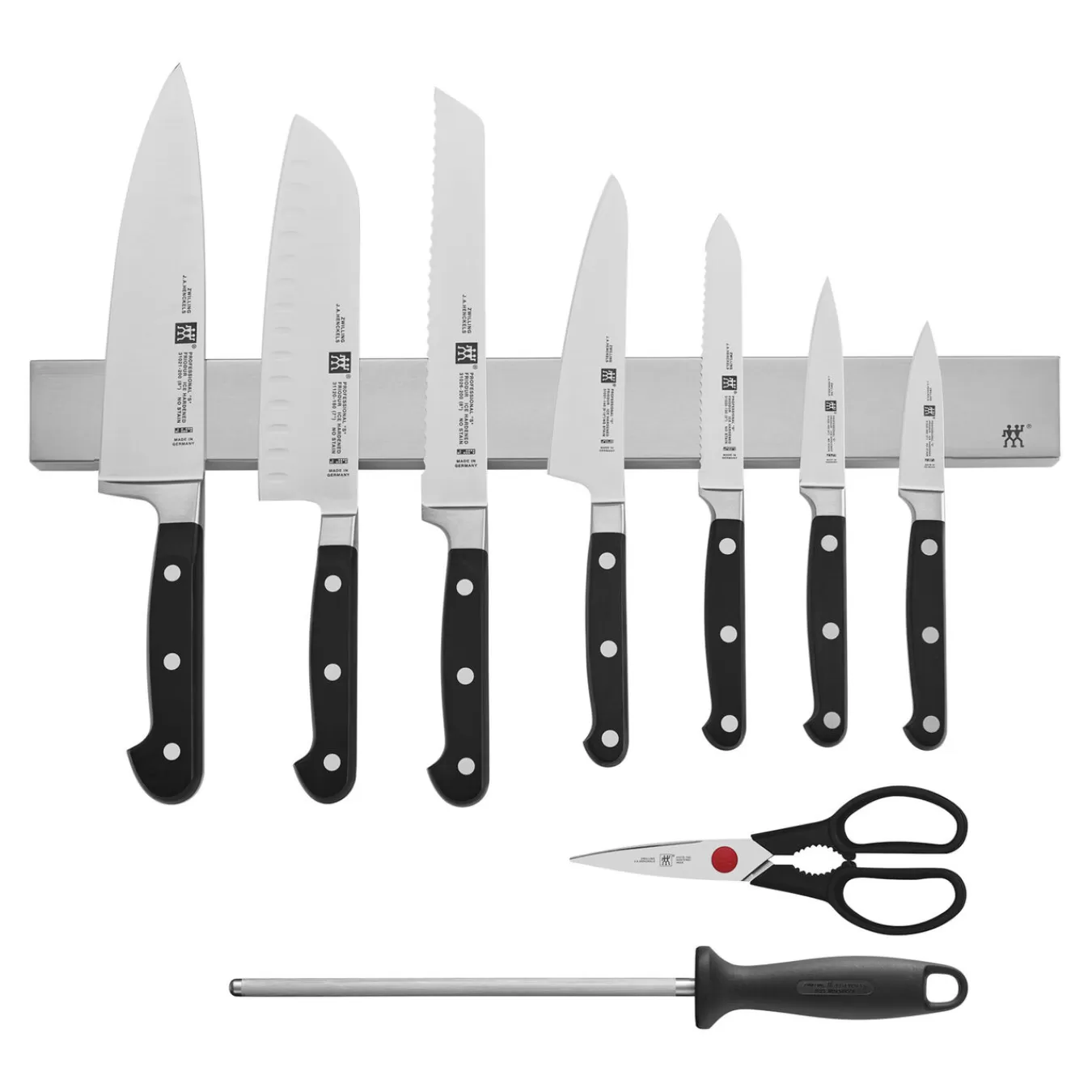 ZWILLING Knife Sets*10-Pc, Set With Stainless Magnetic Knife Bar