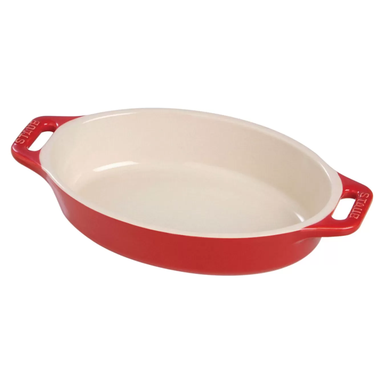 STAUB Baking Dishes*11-Inch, Oval, Baking Dish, Cherry