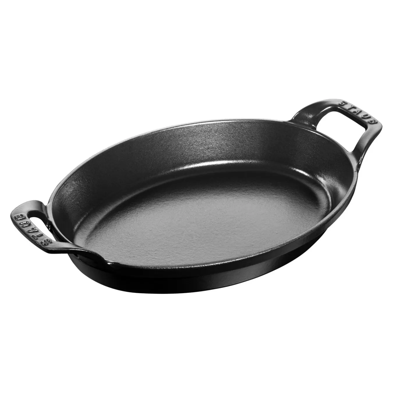 STAUB Baking Dishes*11-Inch, Oval, Baking Dish, Black Matte