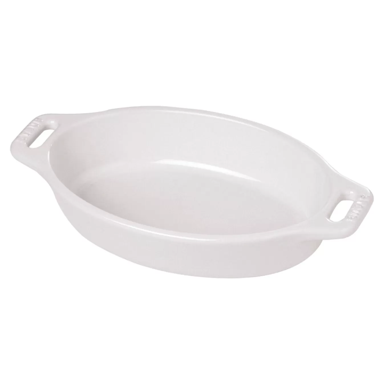 STAUB Baking Dishes*11-Inch, Oval, Baking Dish, White