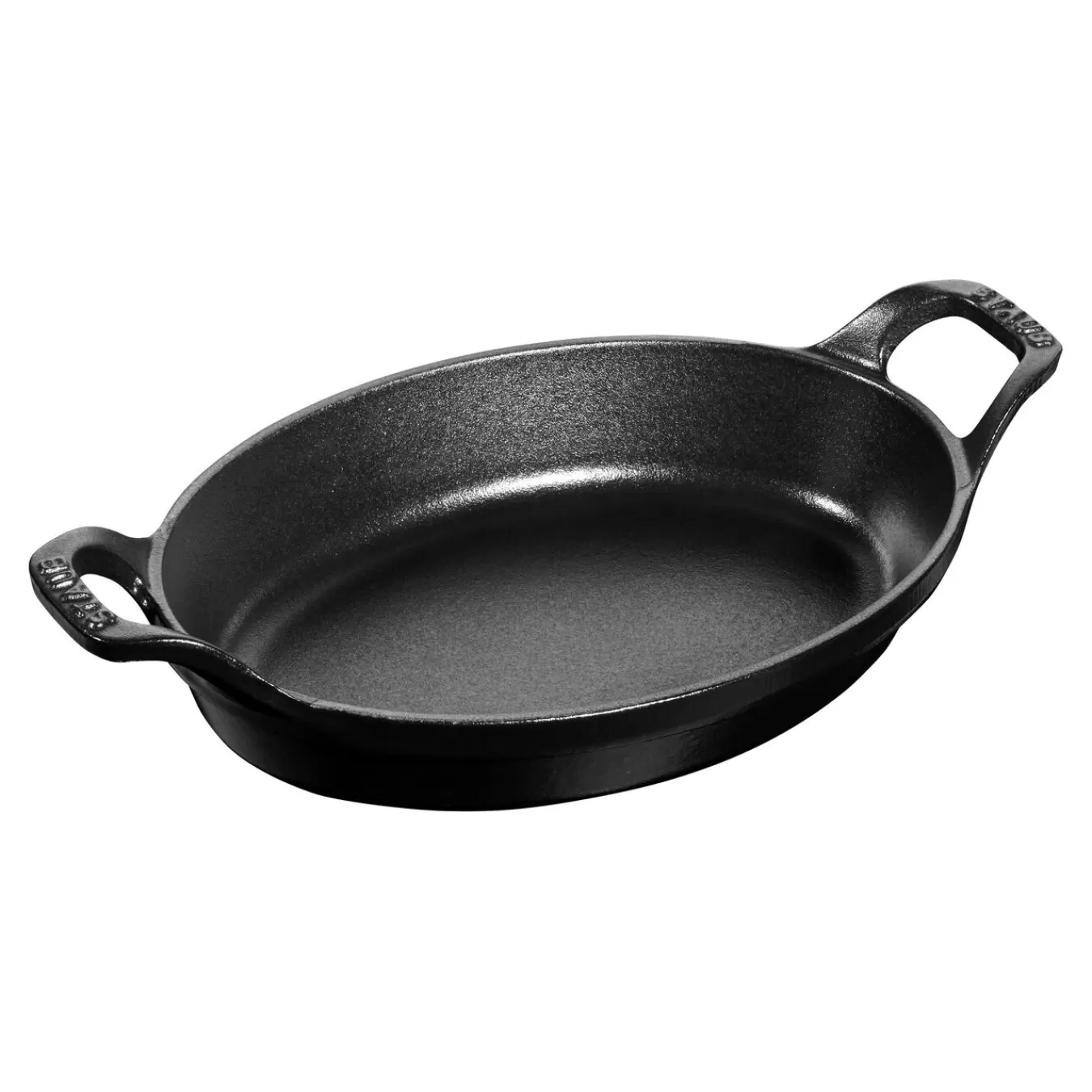 STAUB Baking Dishes*11-Inch, Oval, Baking Dish, Black Matte