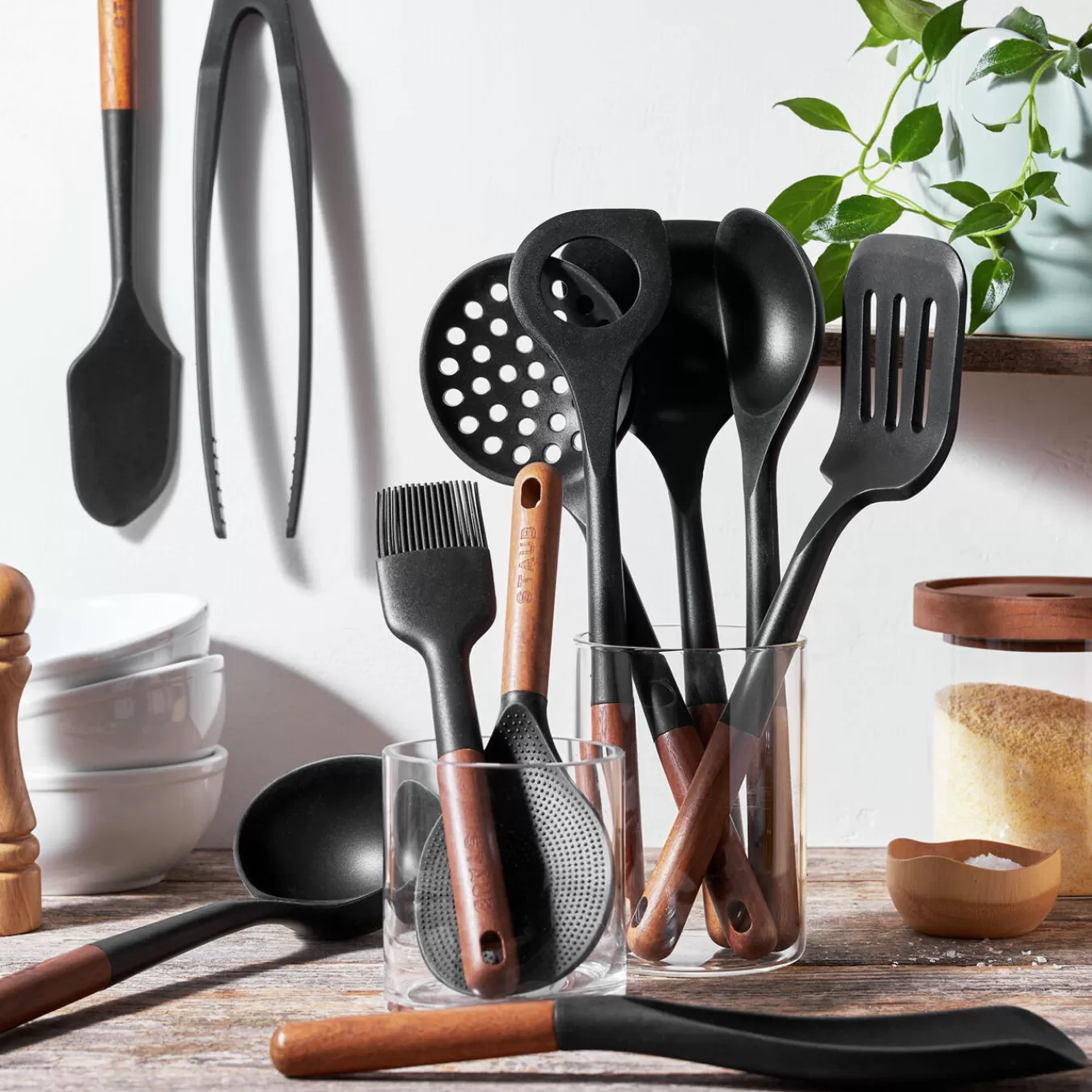 STAUB Kitchen Utensil Sets*11-Pc Complete Set, Silicone Black Matte