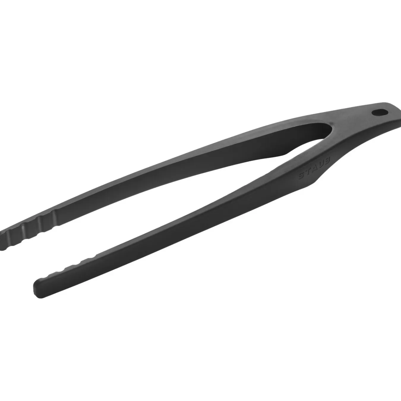 STAUB Kitchen Tongs*12.25 Inch Tongs, Silicone Black Matte