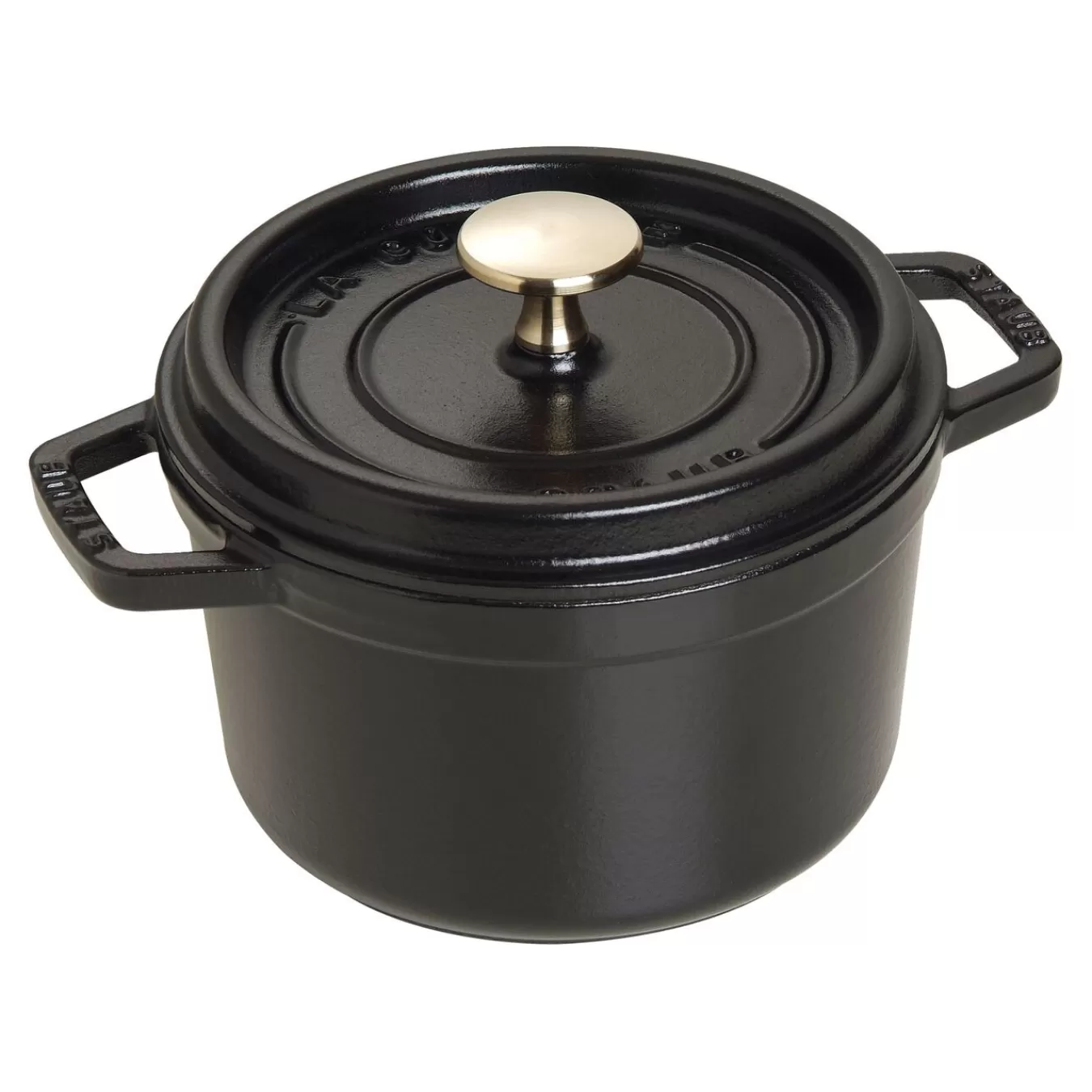 STAUB Dutch Ovens*1.25 Qt, Round, Cocotte, Black Matte