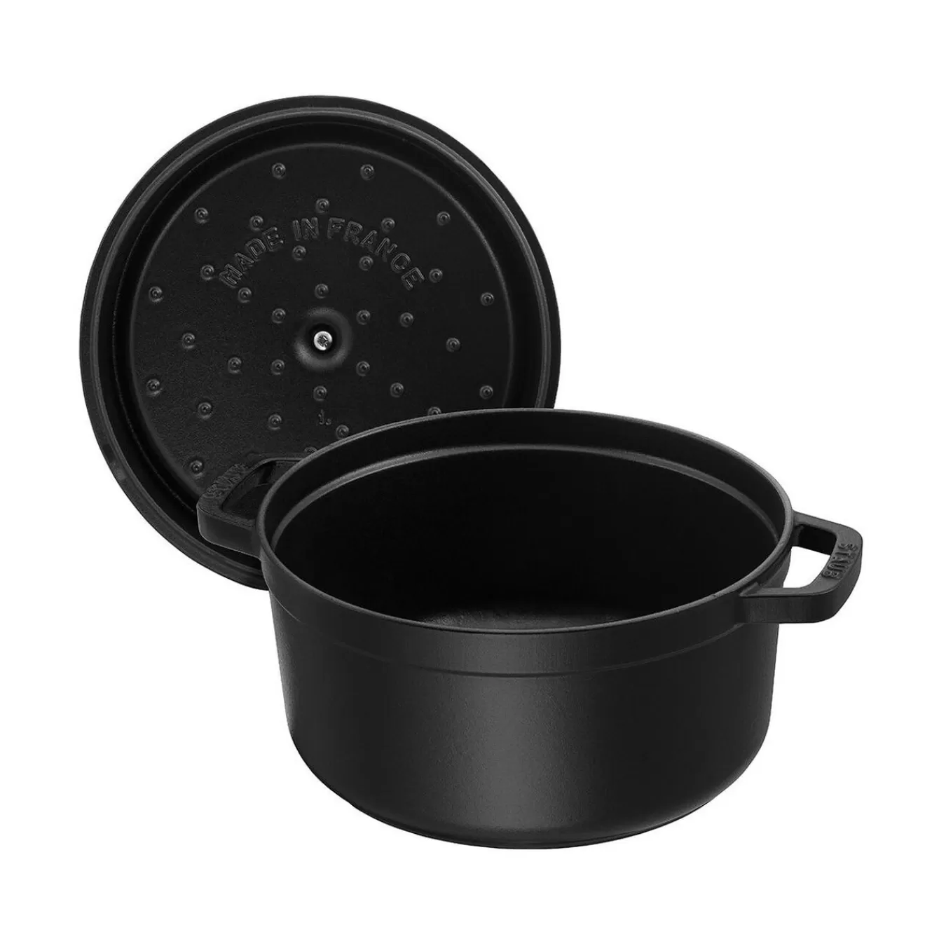 STAUB Dutch Ovens*1.25 Qt, Round, Cocotte, Black Matte