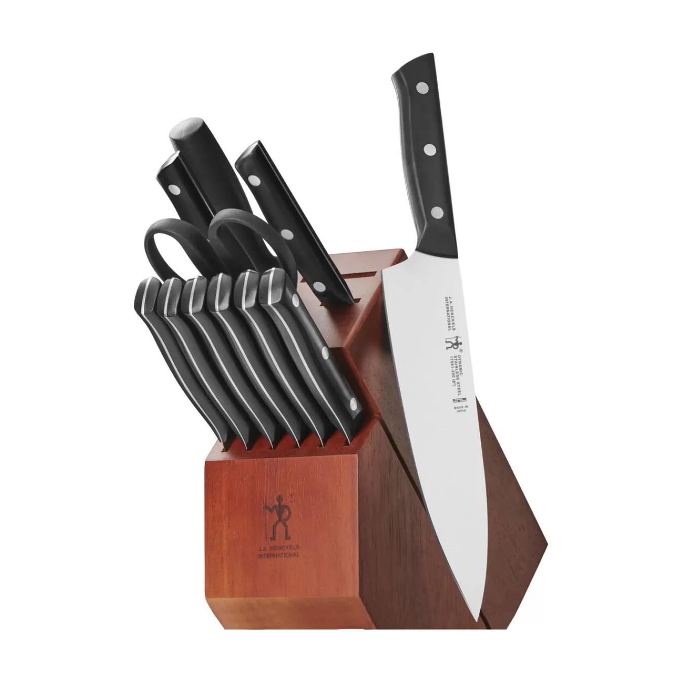 HENCKELS Knife Block Sets*12-Pc, Knife Block Set, Brown