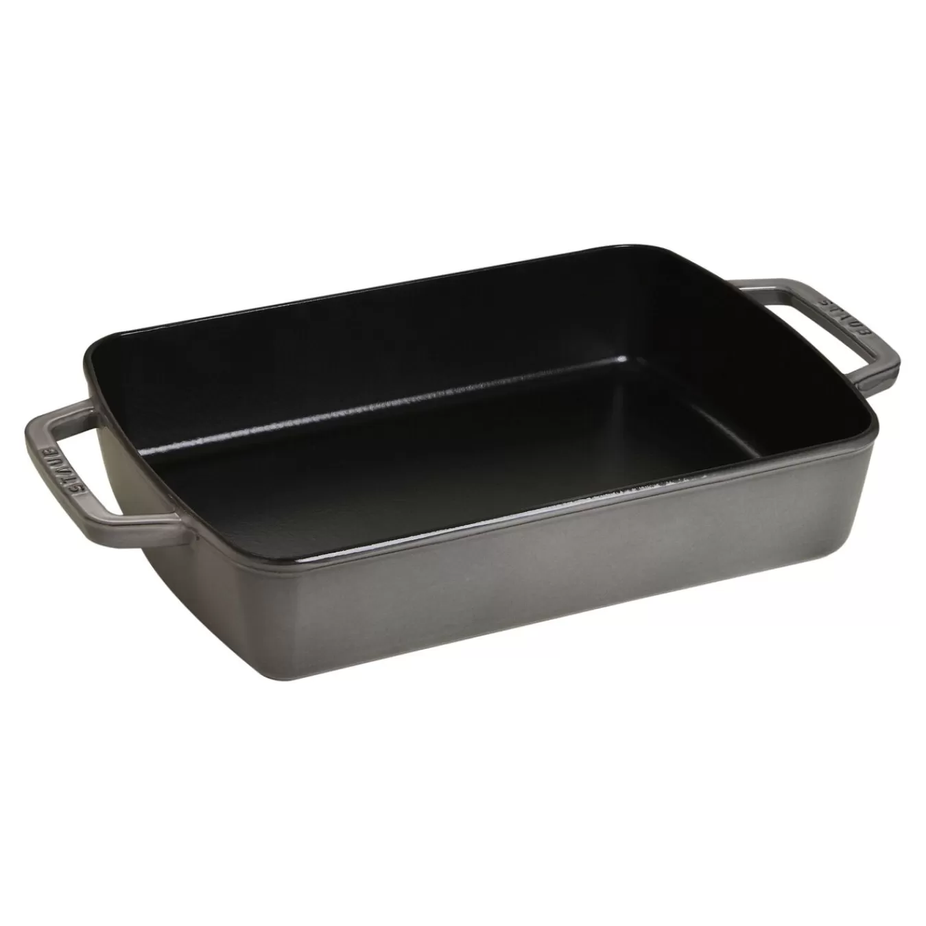 STAUB Roasting Pans*12-X 7.87 Inch, Rectangular, Roasting Pan, Graphite Grey