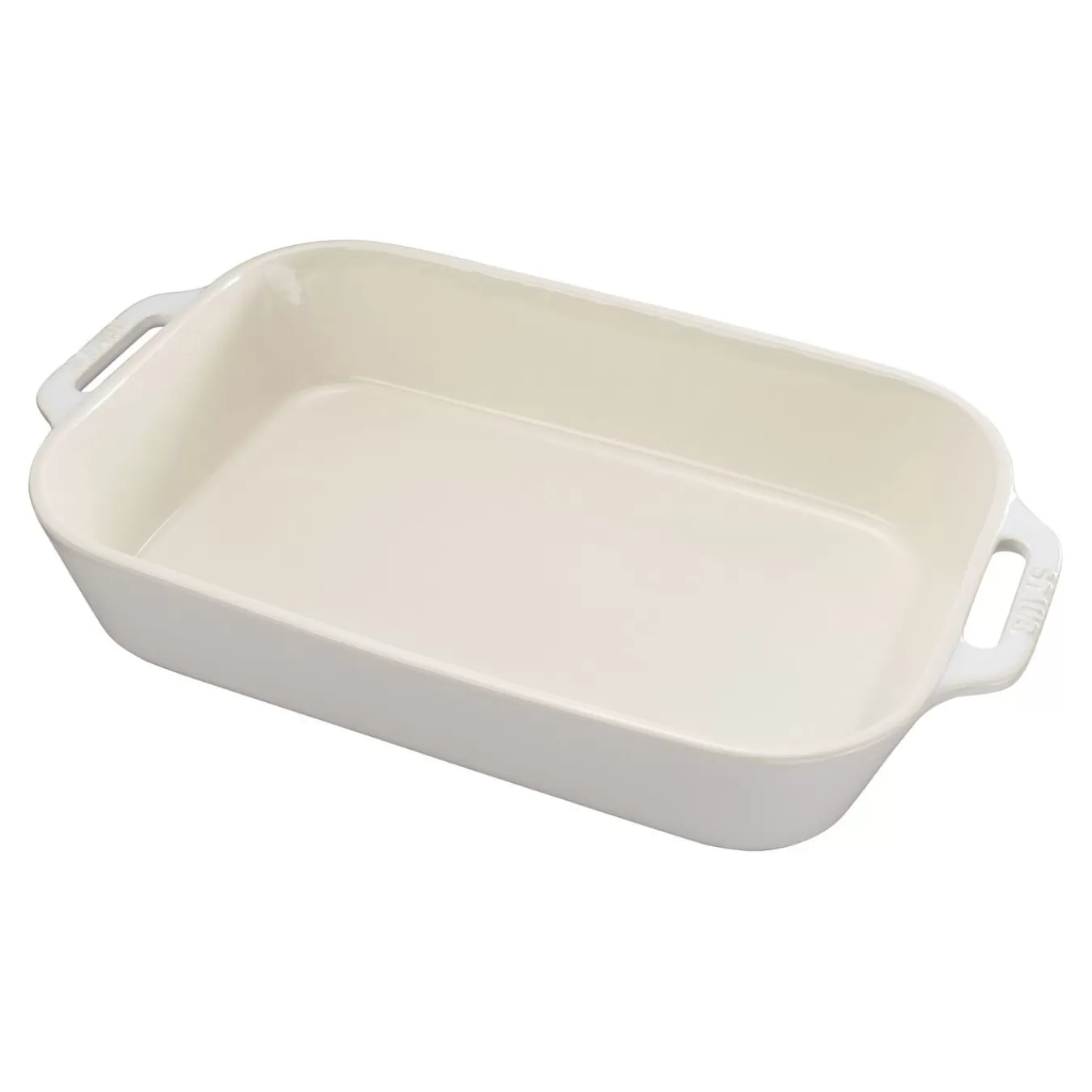 STAUB Baking Dishes*13-X 9.45 Inch, Rectangular, Baking Dish, Ivory-White