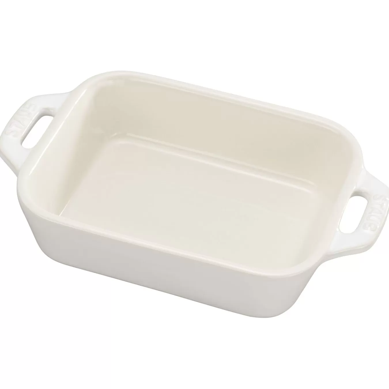 STAUB Baking Dishes*13-X 9.45 Inch, Rectangular, Baking Dish, Ivory-White