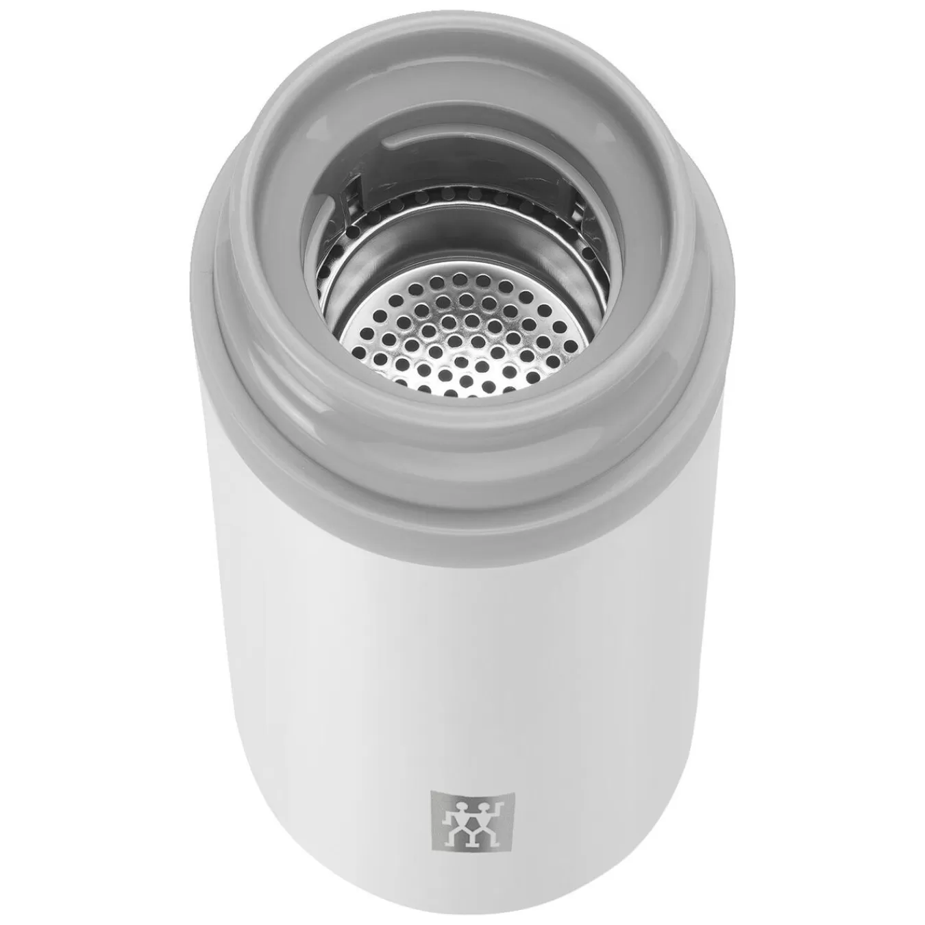 ZWILLING Thermo Flasks*14.25-Oz  Tea & Fruit Infuser Bottle White-Grey