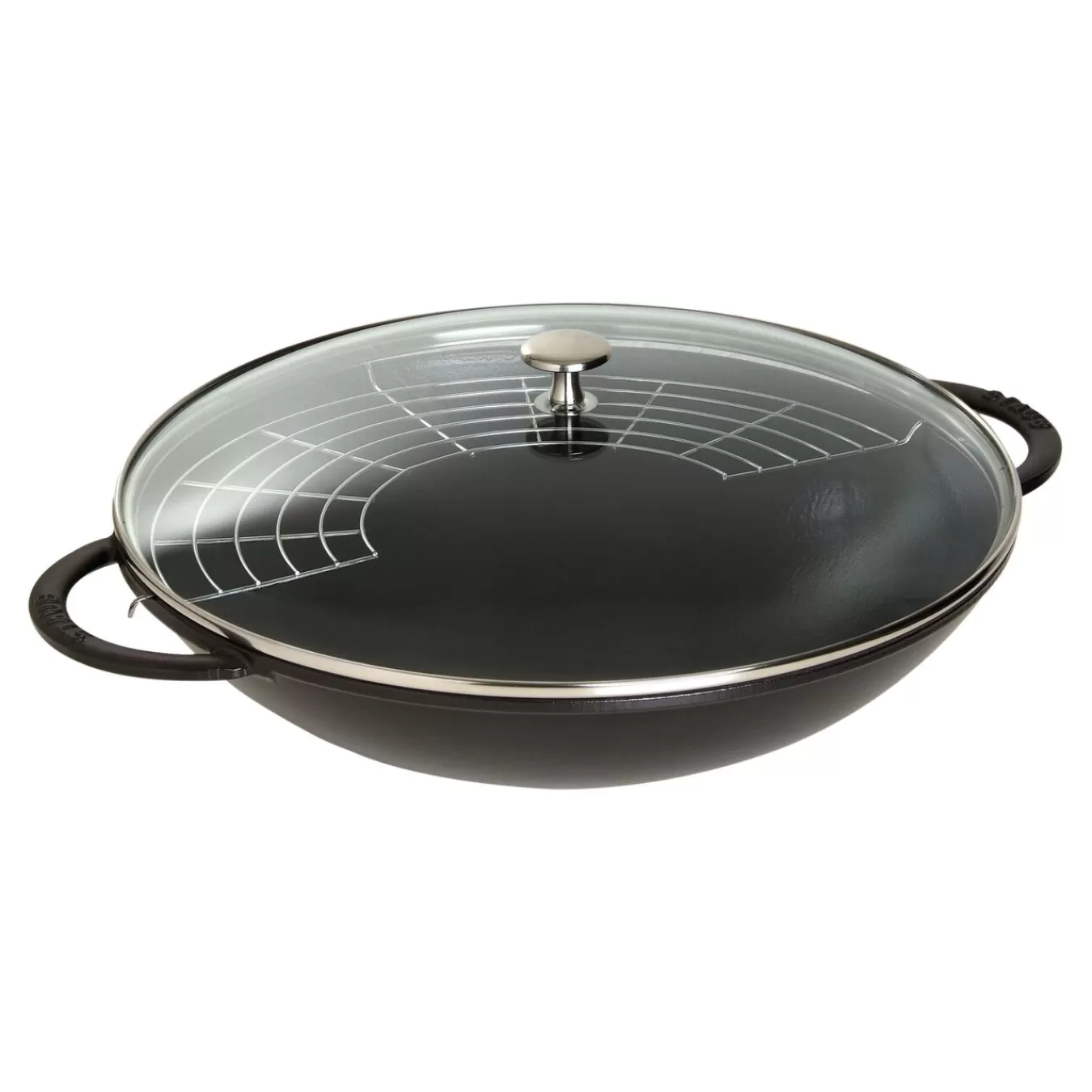 STAUB Woks*14.5-Inch, Wok, Black Matte