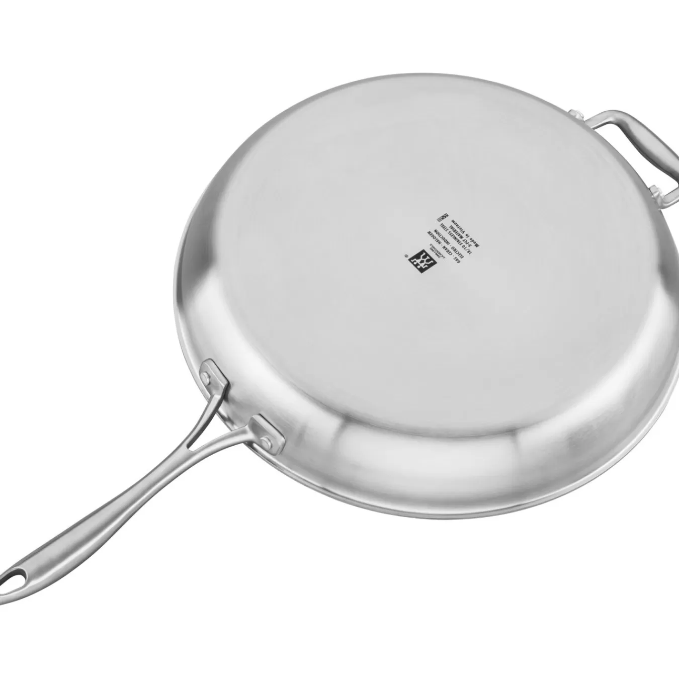 ZWILLING Skillets*14-Inch, 18/10 Stainless Steel, Non-Stick, Frying Pan