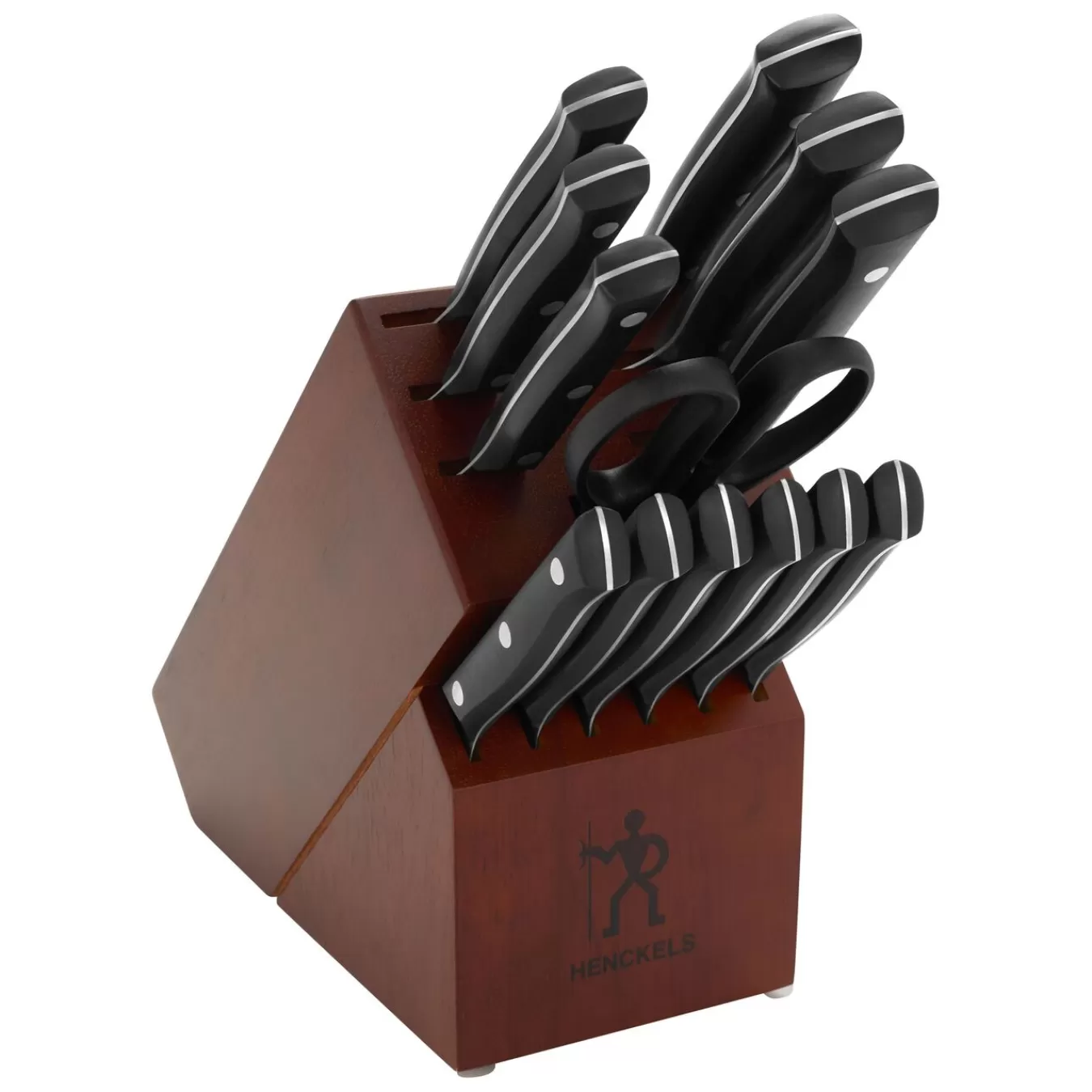 HENCKELS Knife Block Sets*14-Pc, Knife Block Set, Brown