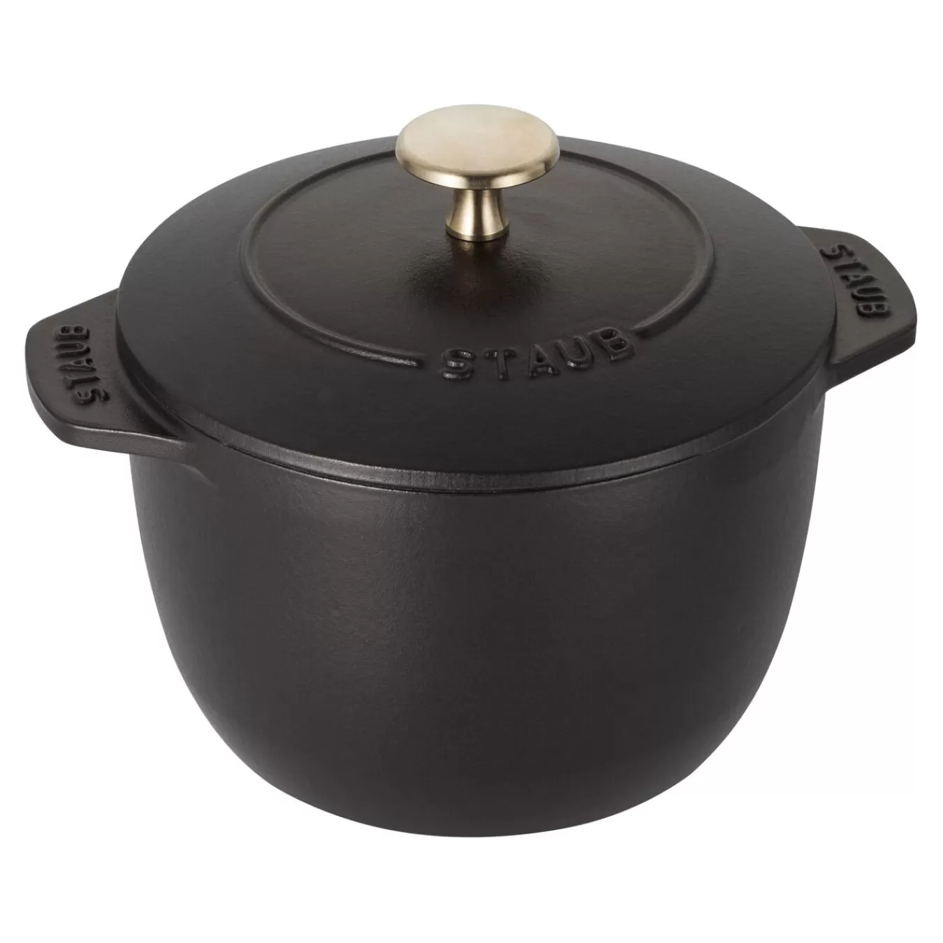 STAUB French Ovens*1.5 Qt, Petite French Oven, Black Matte