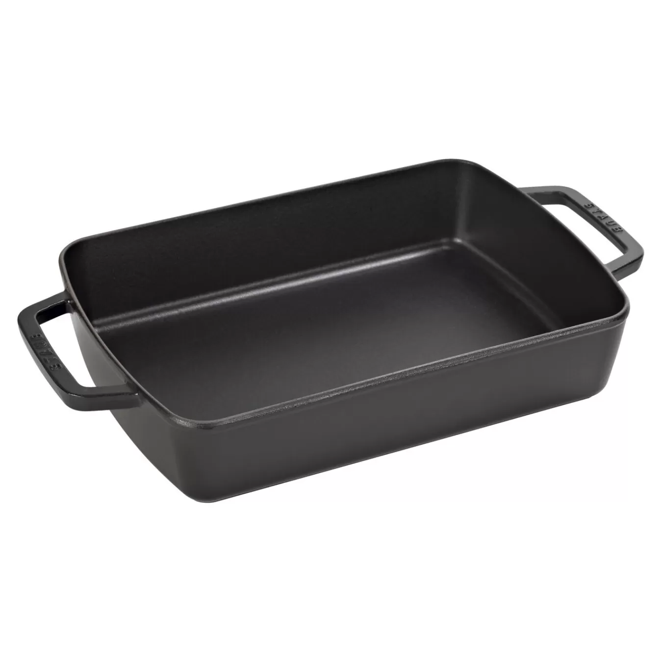 STAUB Roasting Pans*15-X 9.84 Inch, Rectangular, Roasting Pan, Black Matte