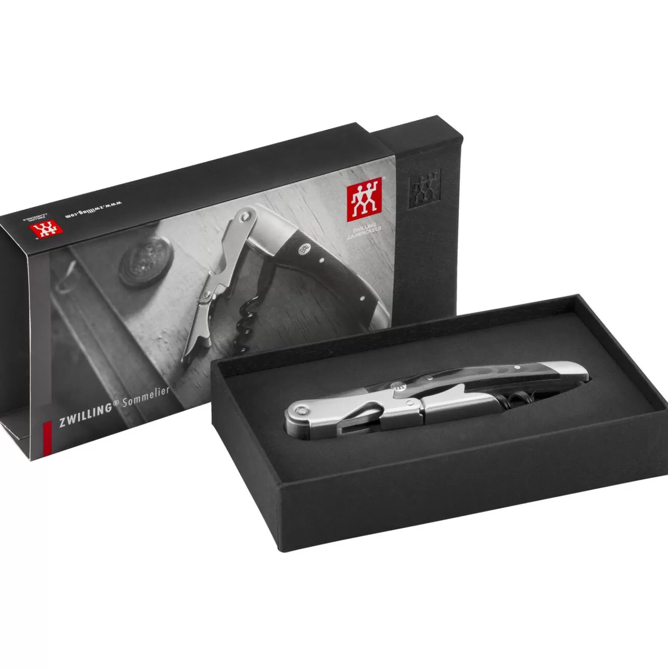 ZWILLING Wine Accessories*18/10 Stainless Steel, Classic Waiter'S Corkscrew With Micarta Handle Silver