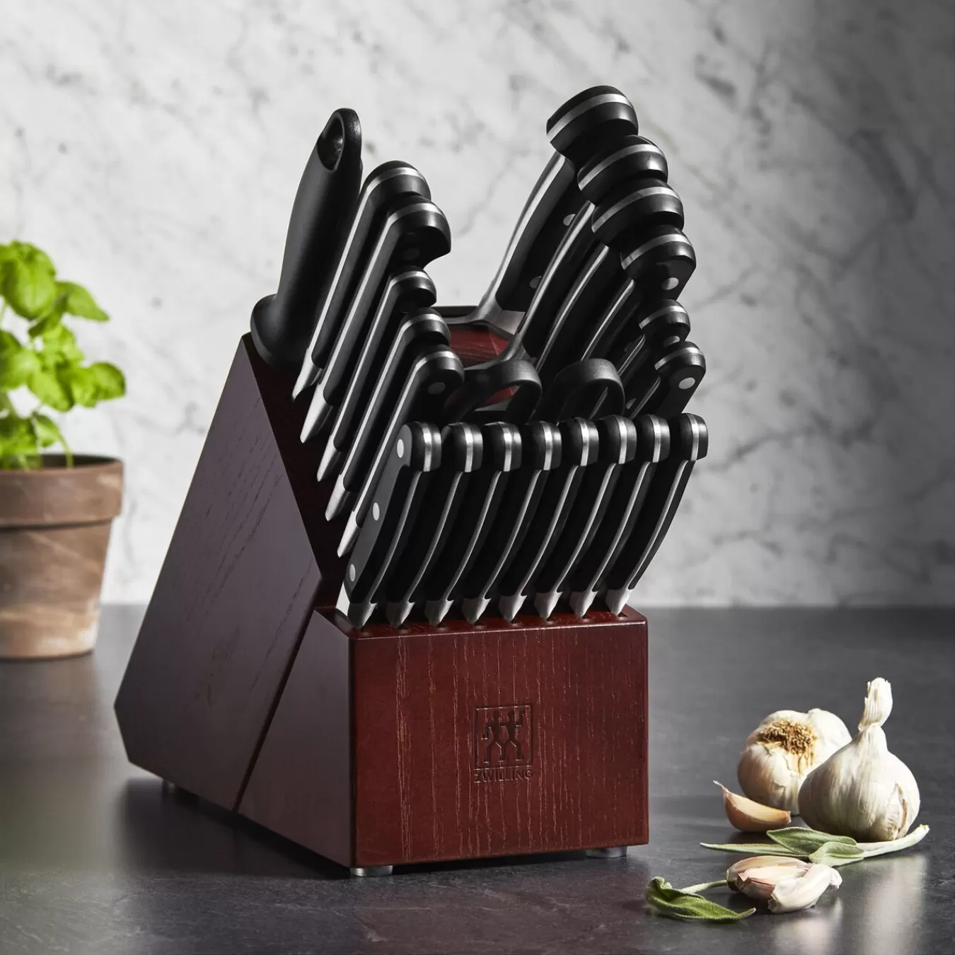 ZWILLING Knife Block Sets*22-Pc, Knife Block Set, Black Matte