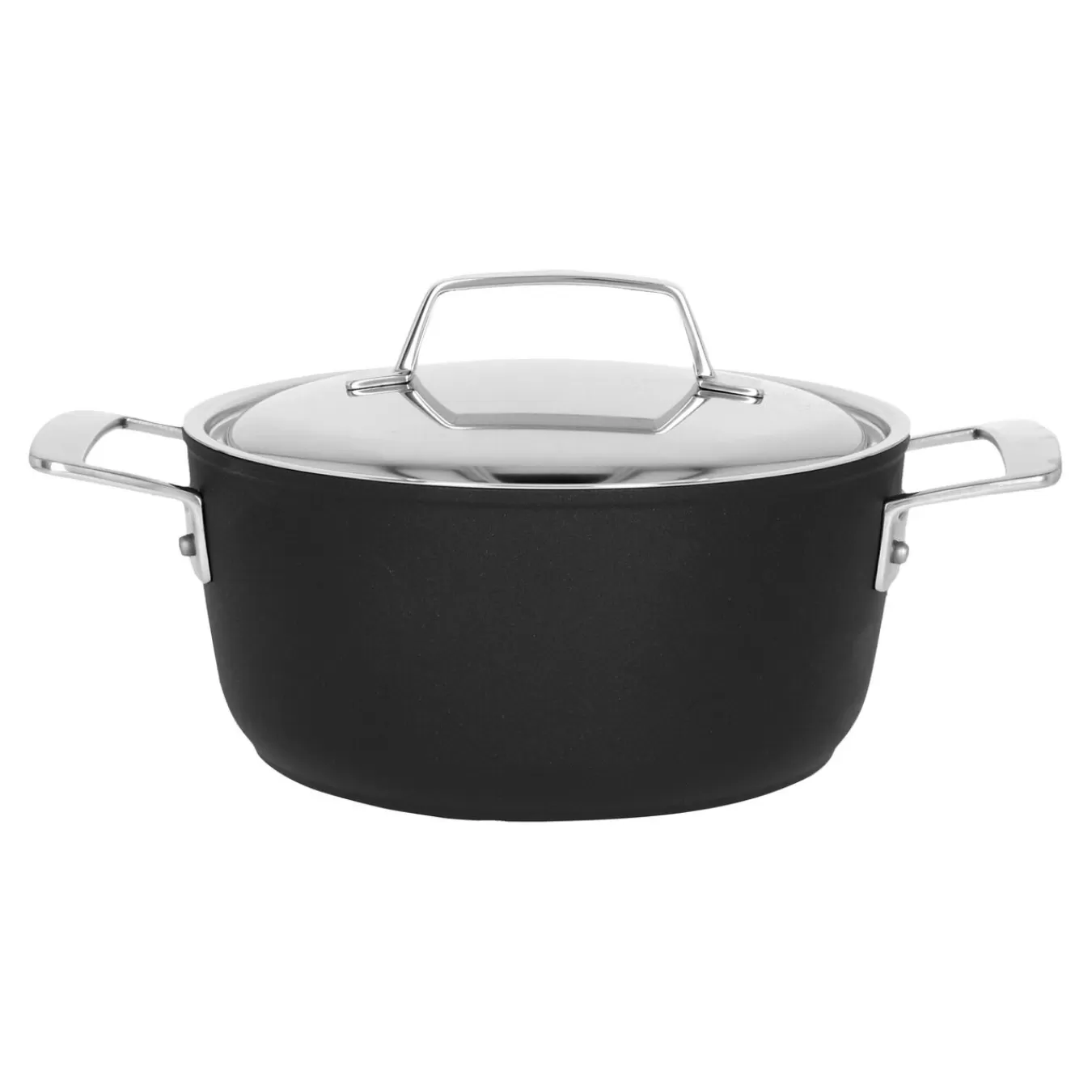 DEMEYERE Stew Pots*2.6 Qt, Aluminum, Nonstick Dutch Oven Black Matte