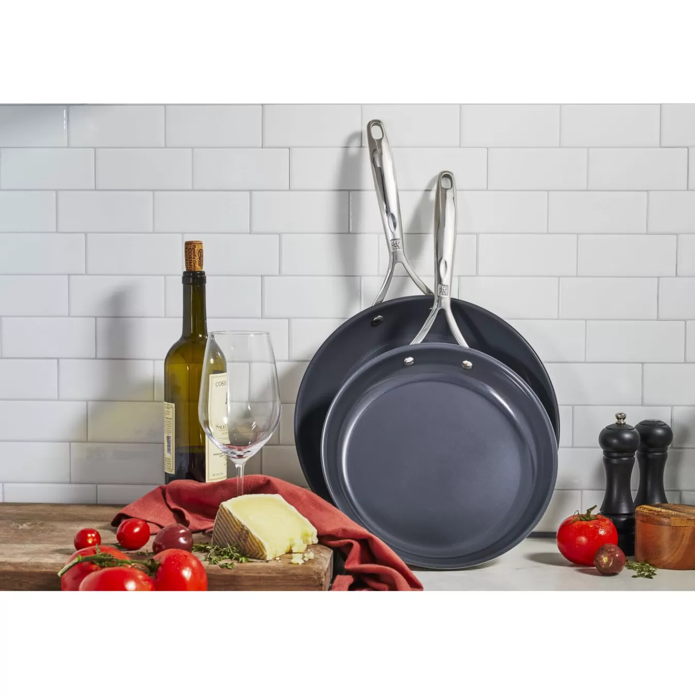 ZWILLING Cookware Sets*2-Pc, 18/10 Stainless Steel, Non-Stick, Frying Pan Set Silver