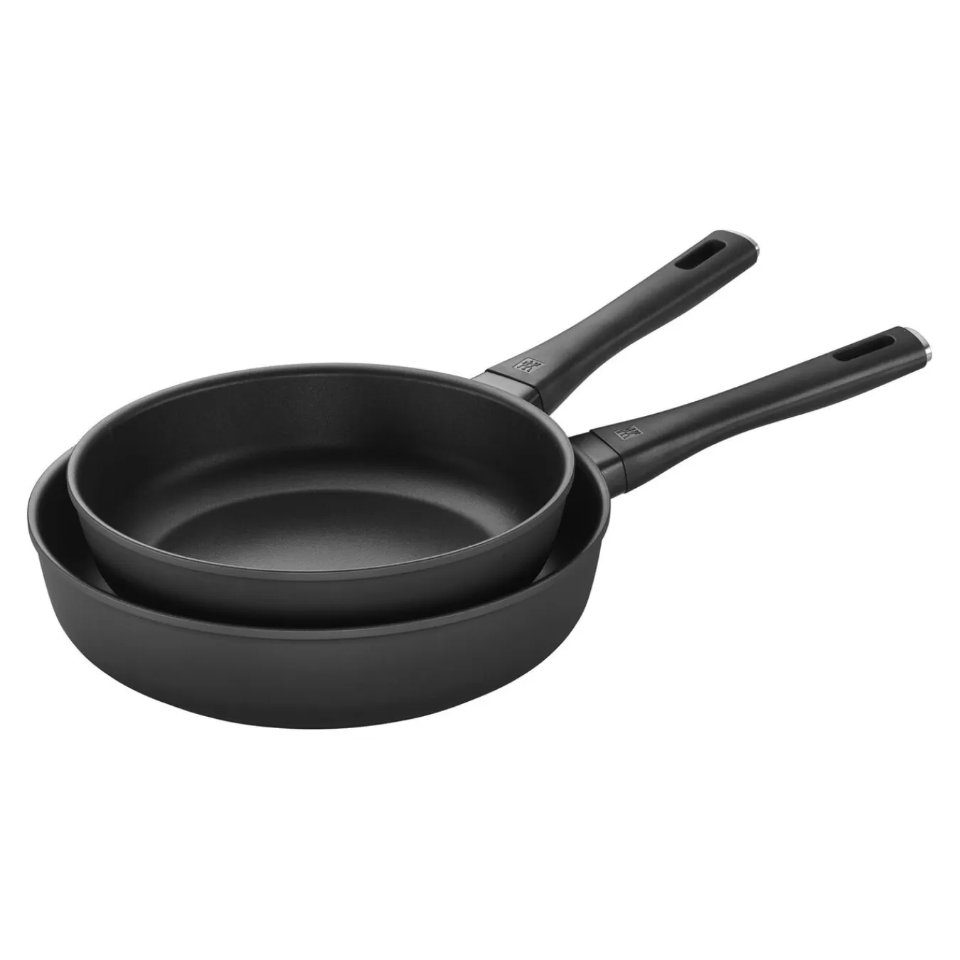 ZWILLING Cookware Sets*2-Pc, Aluminum, Non-Stick, Deep Fry Pan Set Black Matte