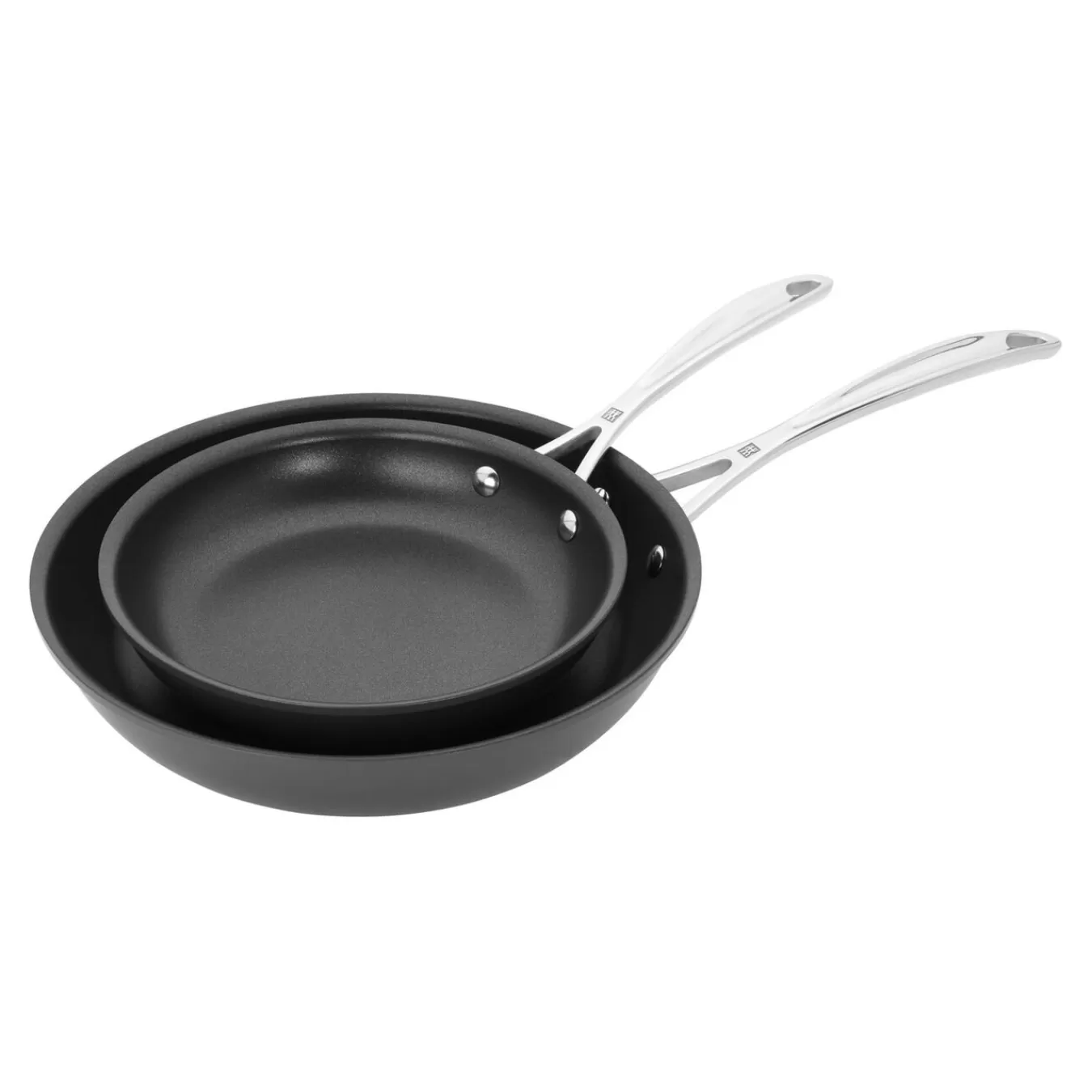 ZWILLING Cookware Sets*2-Pc, Aluminum, Non-Stick, Frying Pan Set Black Matte