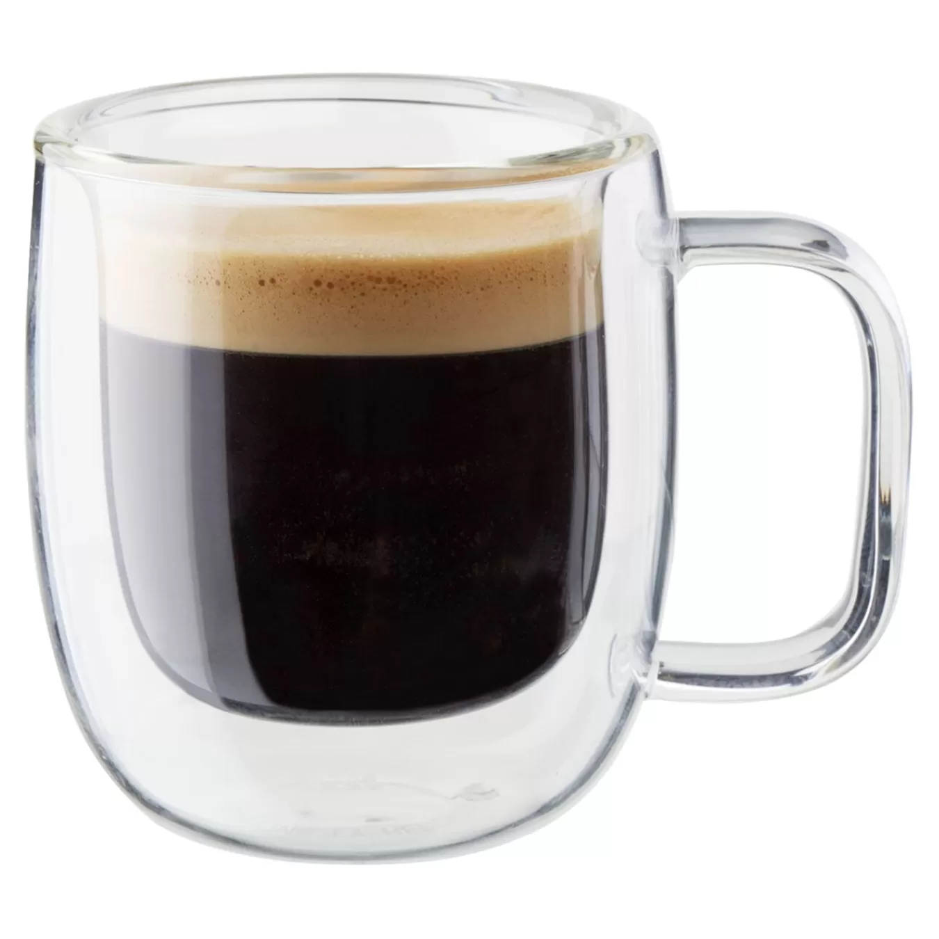 ZWILLING Glassware*2-Pc Espresso Glass Mug Set, Double Wall Transparent