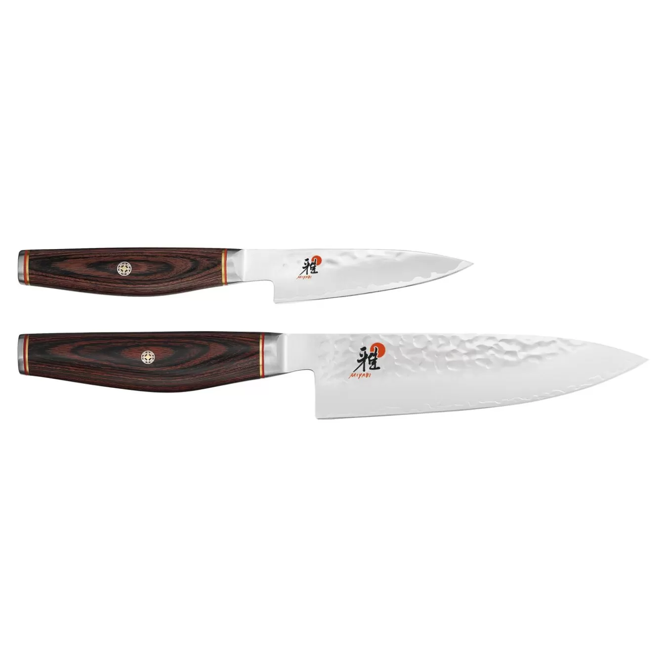 MIYABI Knife Sets*2-Pc, Knife Set Brown