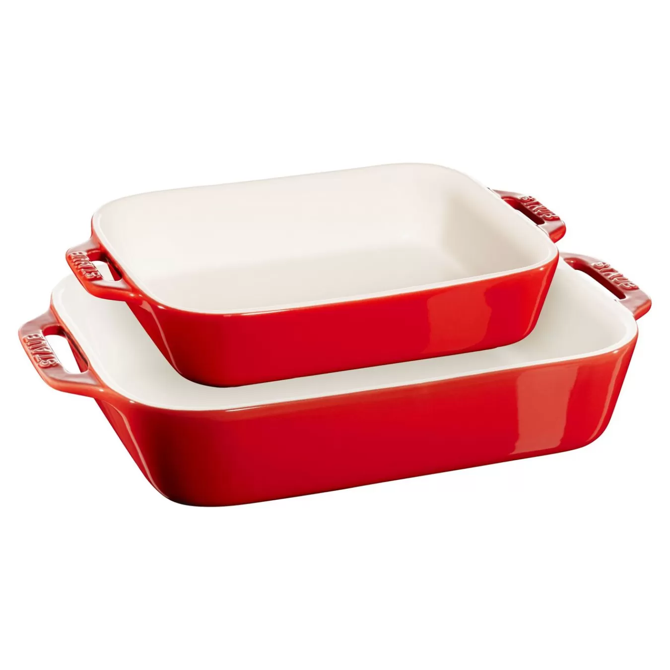 STAUB Baking Dishes*2-Pc, Rectangular Baking Dish Set, Cherry