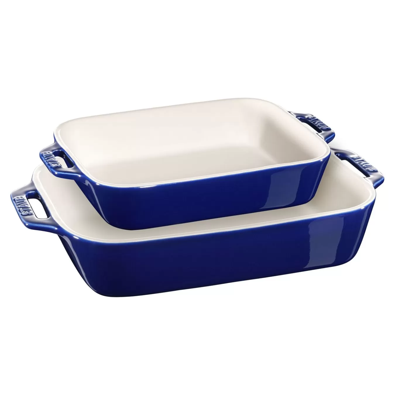 STAUB Baking Dishes*2-Pc, Rectangular Baking Dish Set, Dark Blue