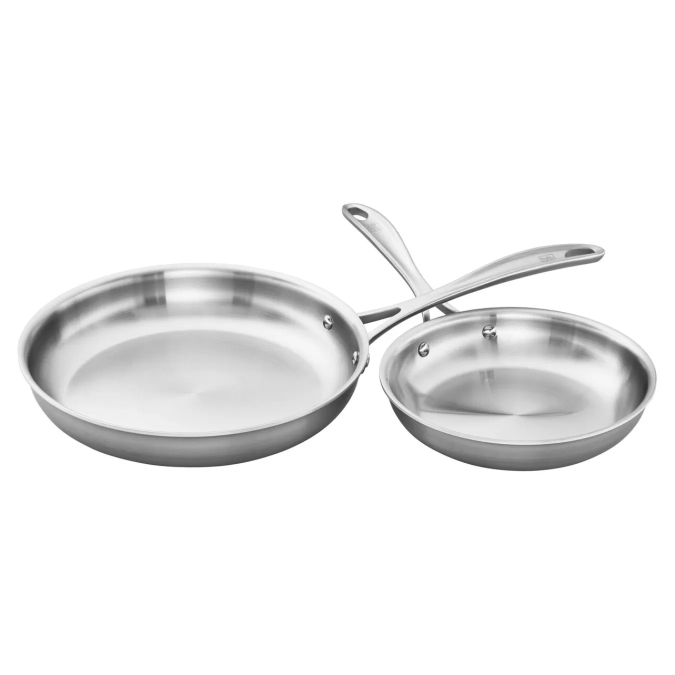 ZWILLING Cookware Sets*2-Pc, Stainless Steel, Frying Pan Set Silver