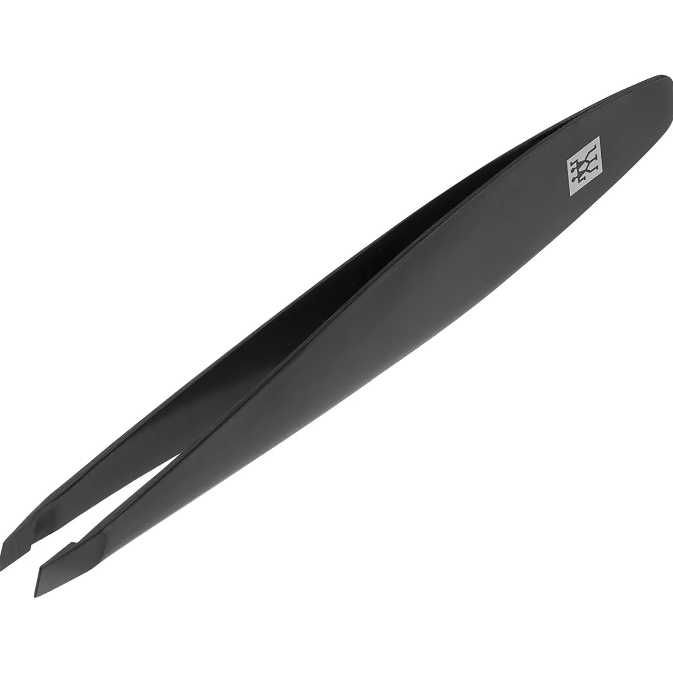 ZWILLING Tweezers*3.5-Inch Tweezers, Slanted Black Matte