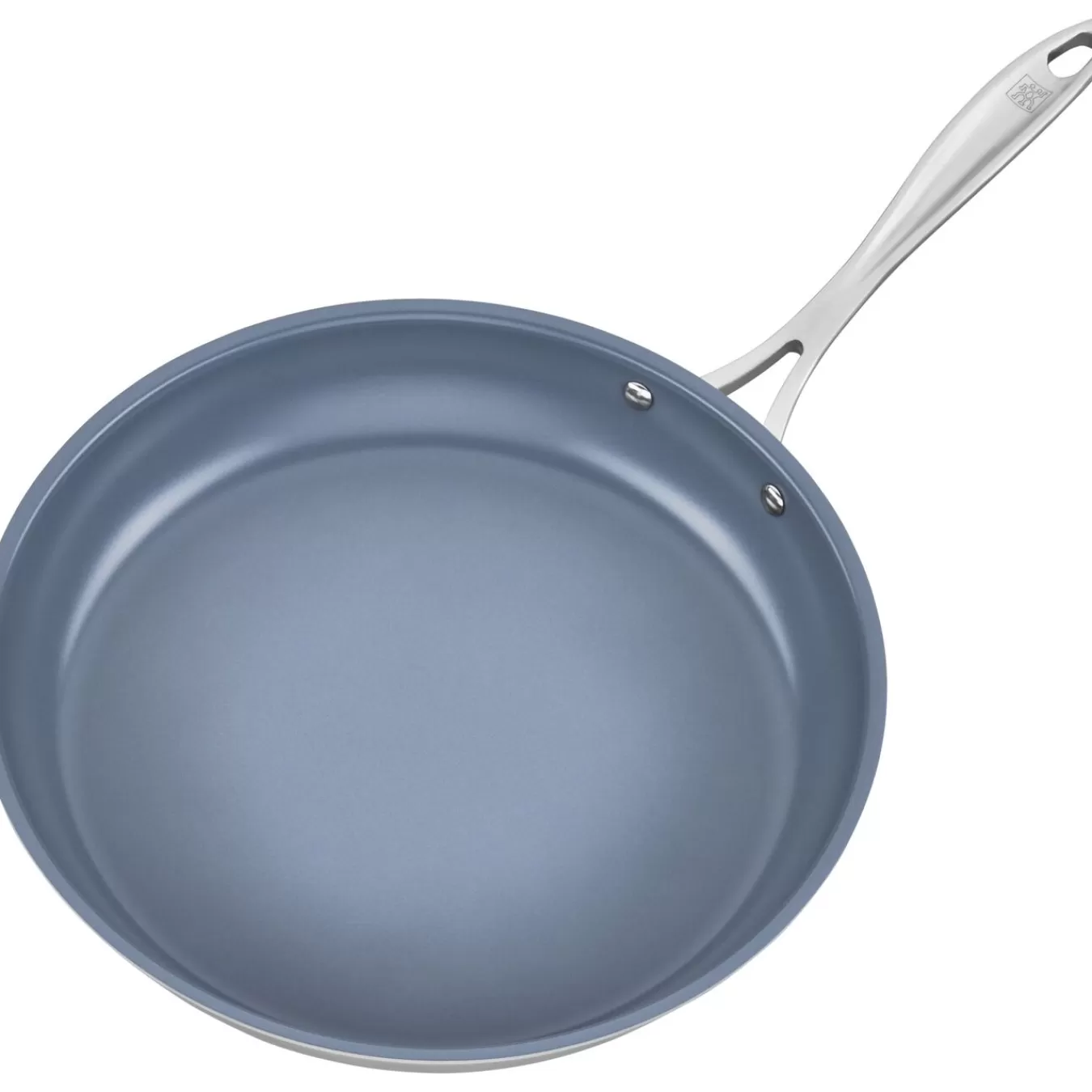 ZWILLING Skillets*3 Ply, 12-Inch, 18/10 Stainless Steel, Ceramic, Frying Pan