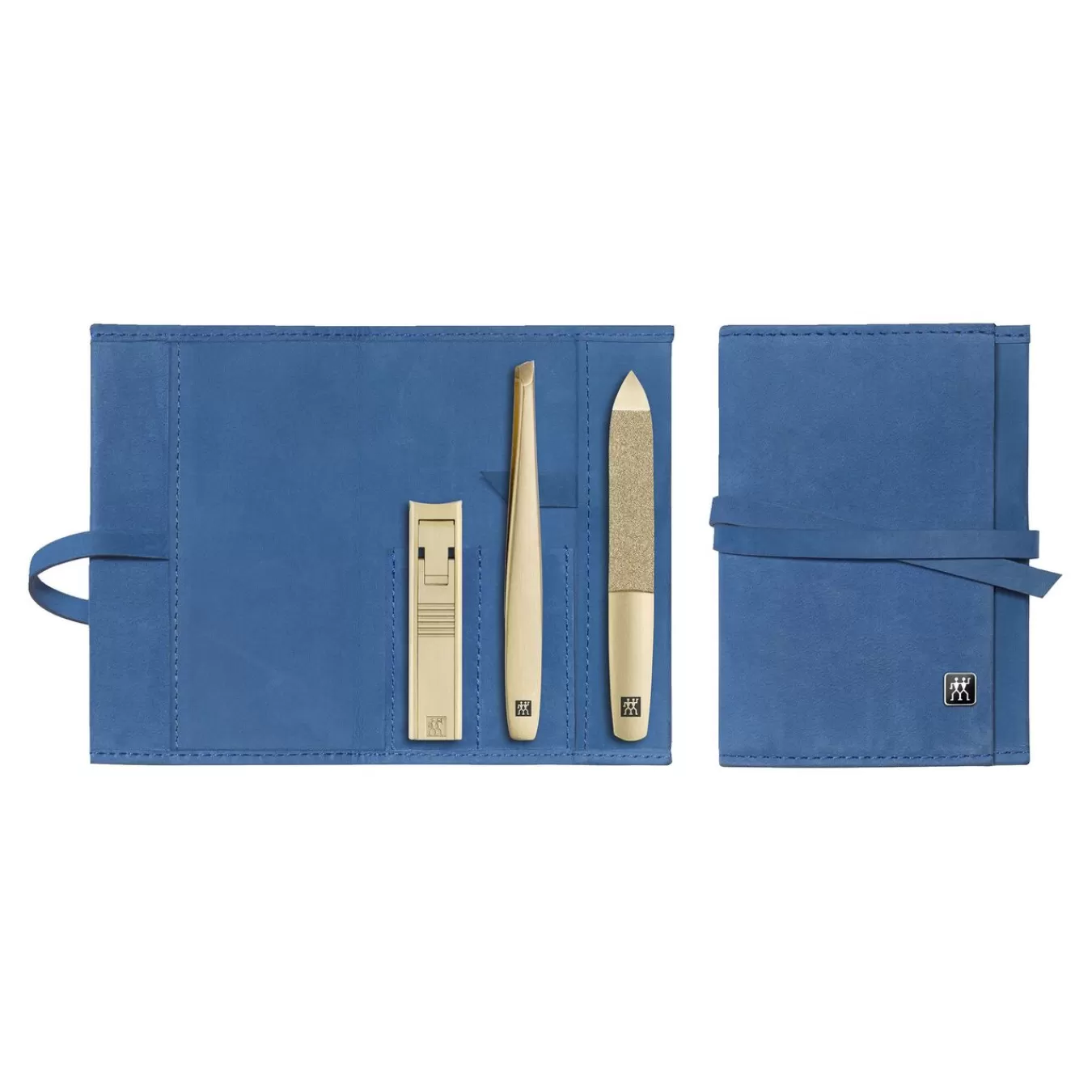 ZWILLING Manicure Sets*3-Pc, Gold Edition With Case Blue