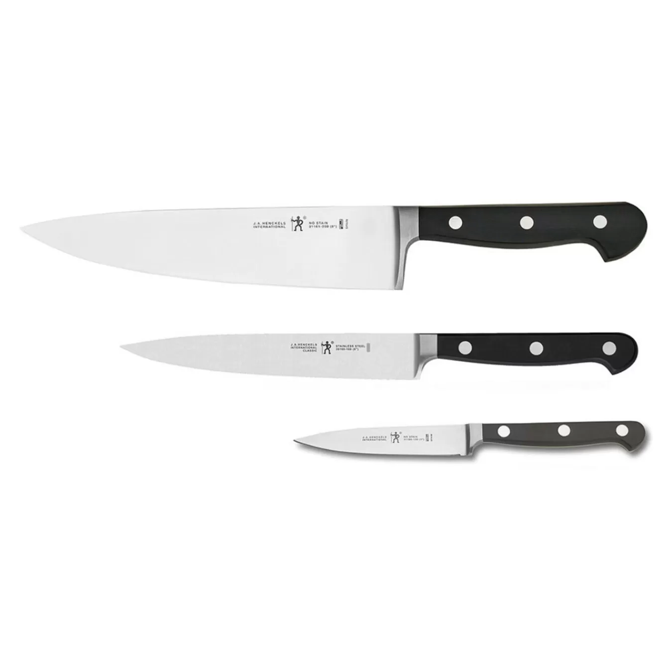 HENCKELS Knife Sets*3-Pc, Starter Knife Set Black Matte