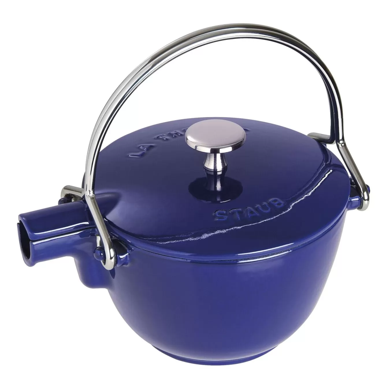 STAUB Tea Kettles*42.5 Oz, Round, Tea Kettle, Dark Blue