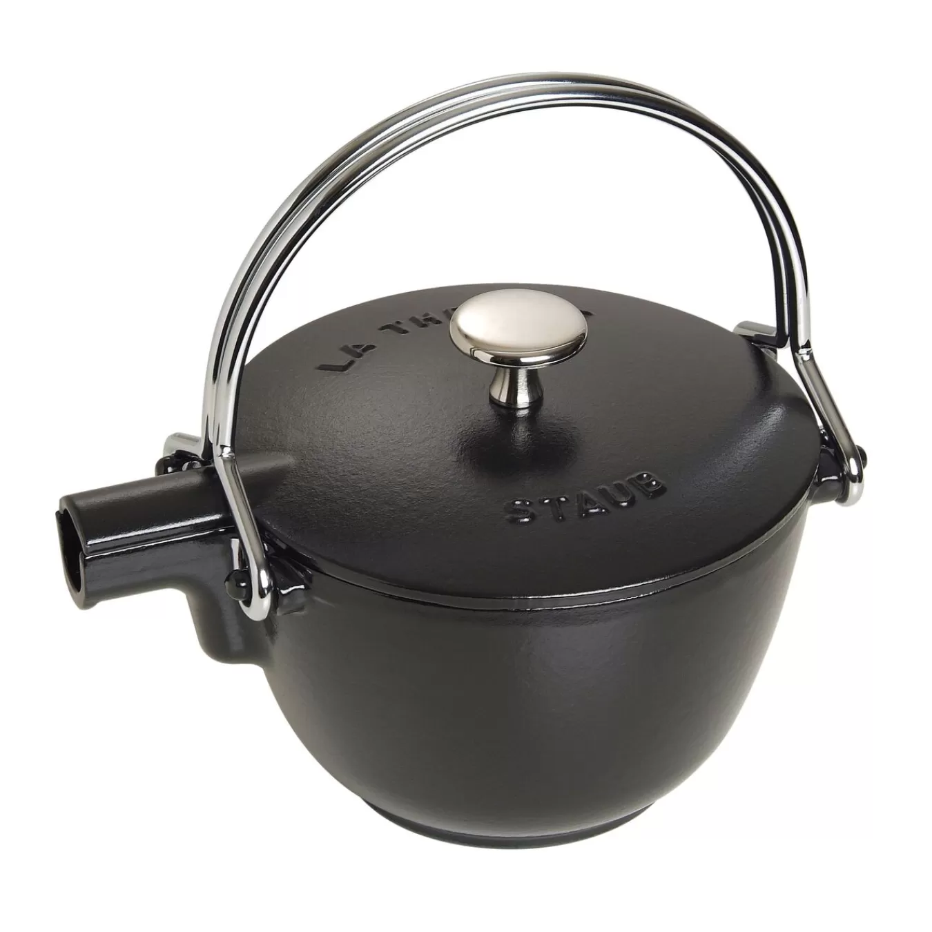 STAUB Tea Kettles*42.5 Oz, Round, Tea Kettle, Black Matte