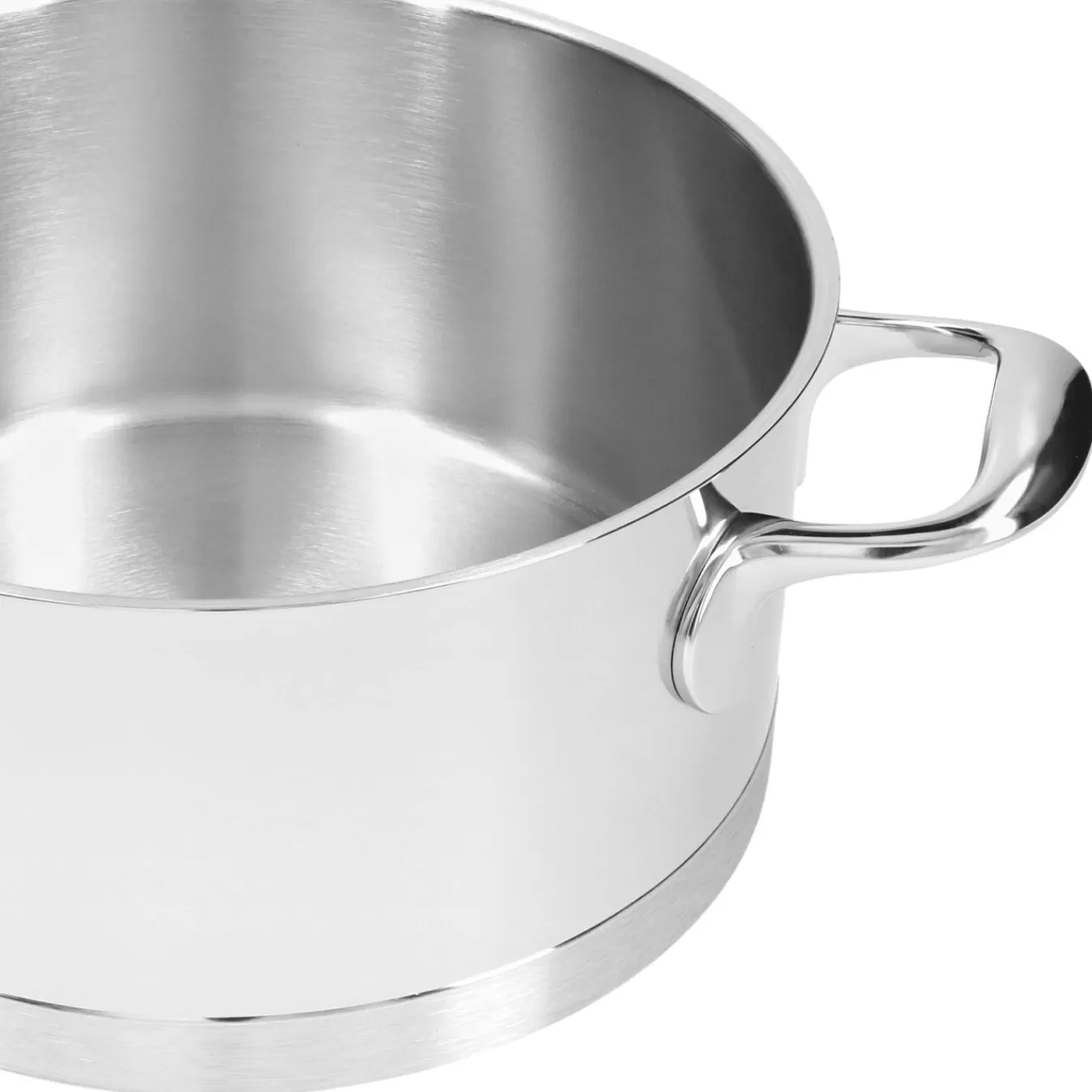 DEMEYERE Stew Pots*4.2 Qt, 18/10 Stainless Steel, Dutch Oven With Lid Silver