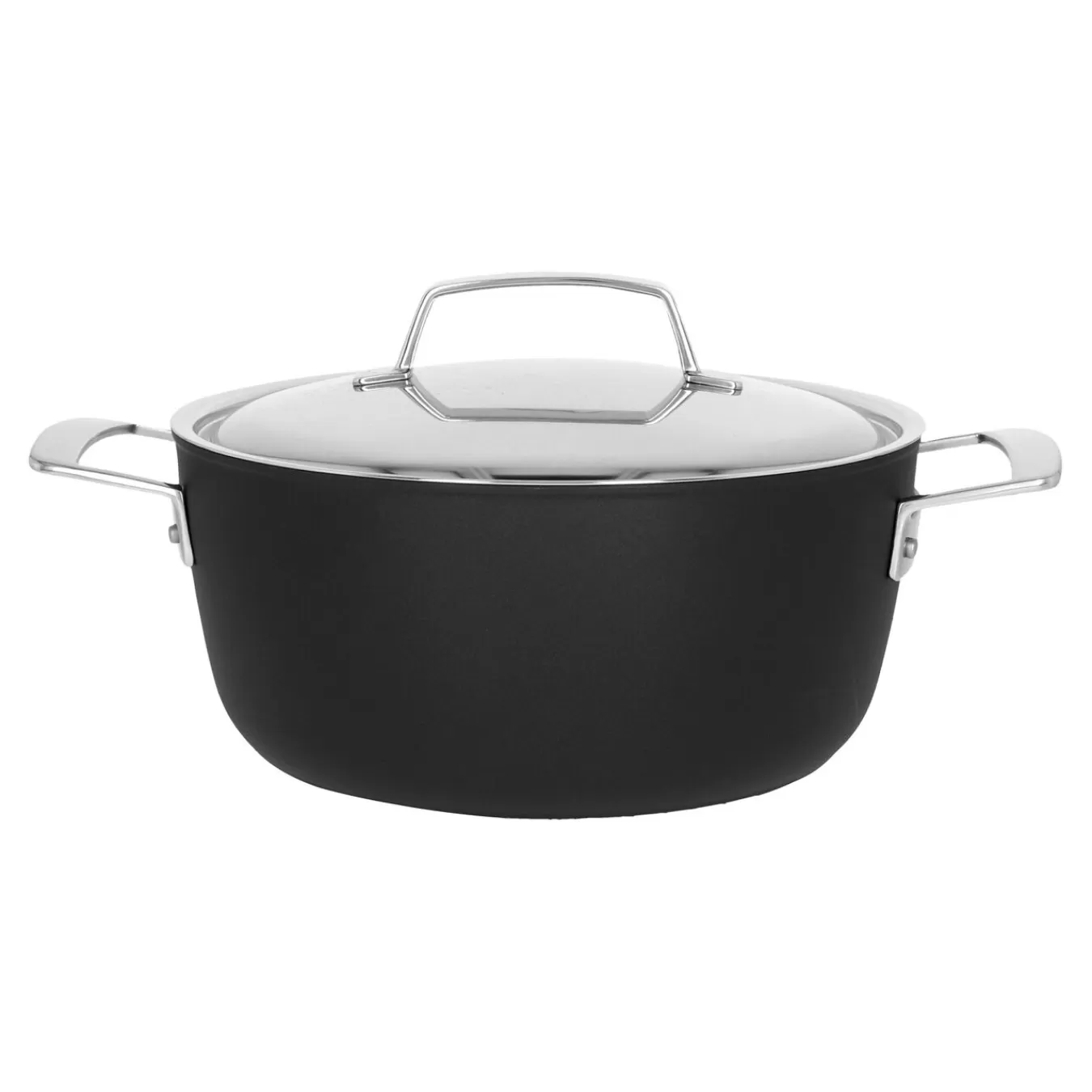 DEMEYERE Stew Pots*4.5 Qt, Aluminum, Nonstick Dutch Oven Black Matte