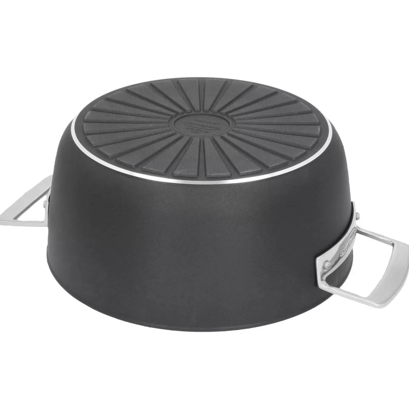 DEMEYERE Stew Pots*4.5 Qt, Aluminum, Nonstick Dutch Oven Black Matte