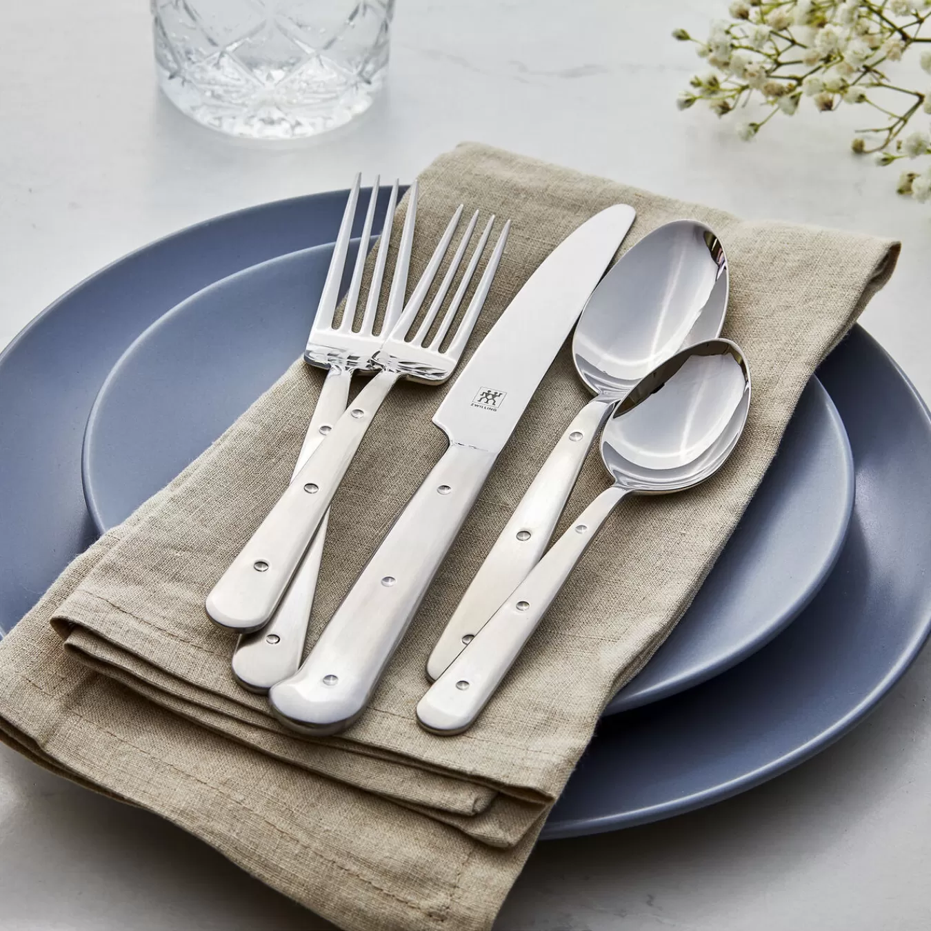 ZWILLING Flatware Sets*45-Pc, 18/10 Stainless Steel, Flatware Set, Silver