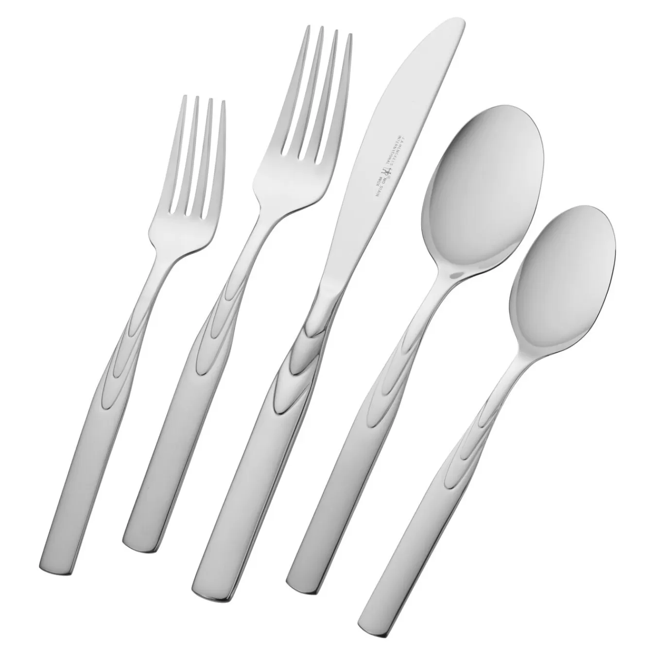 HENCKELS Flatware Sets*45-Pc Flatware Set, 18/10 Stainless Steel Silver